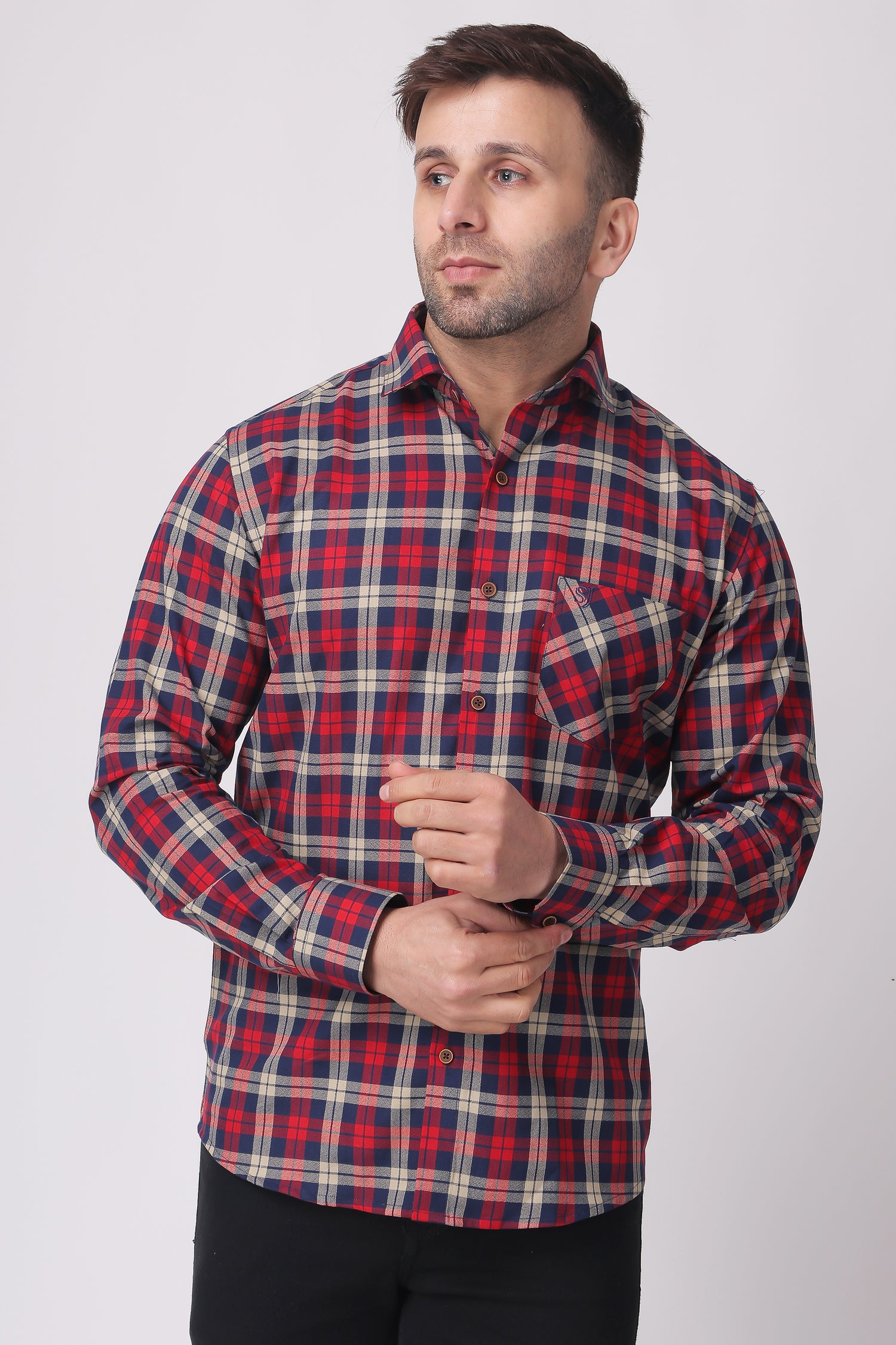 STYLOX BASIC CHECK SHIRT