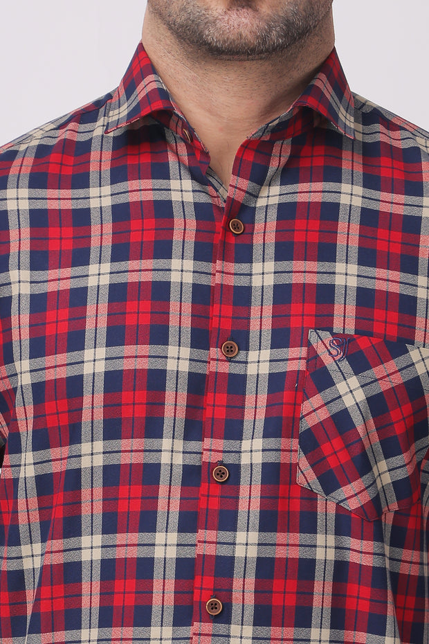 STYLOX BASIC CHECK SHIRT - 41149