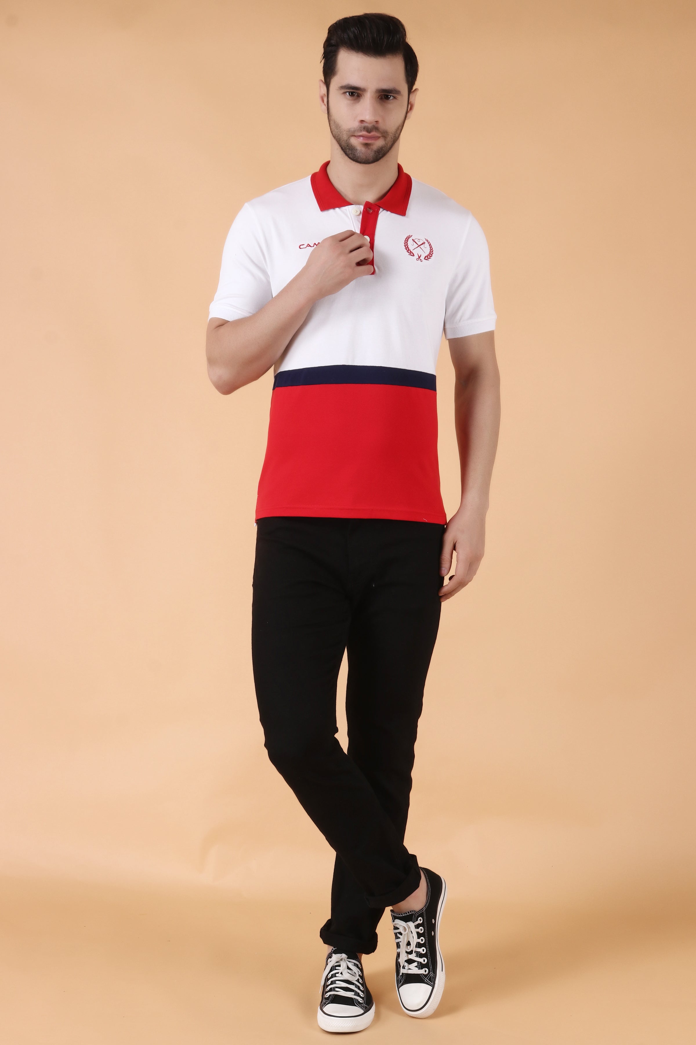 Stylox Men  Polo Collar Slim Fit T-shirt - 67155 - Stylox