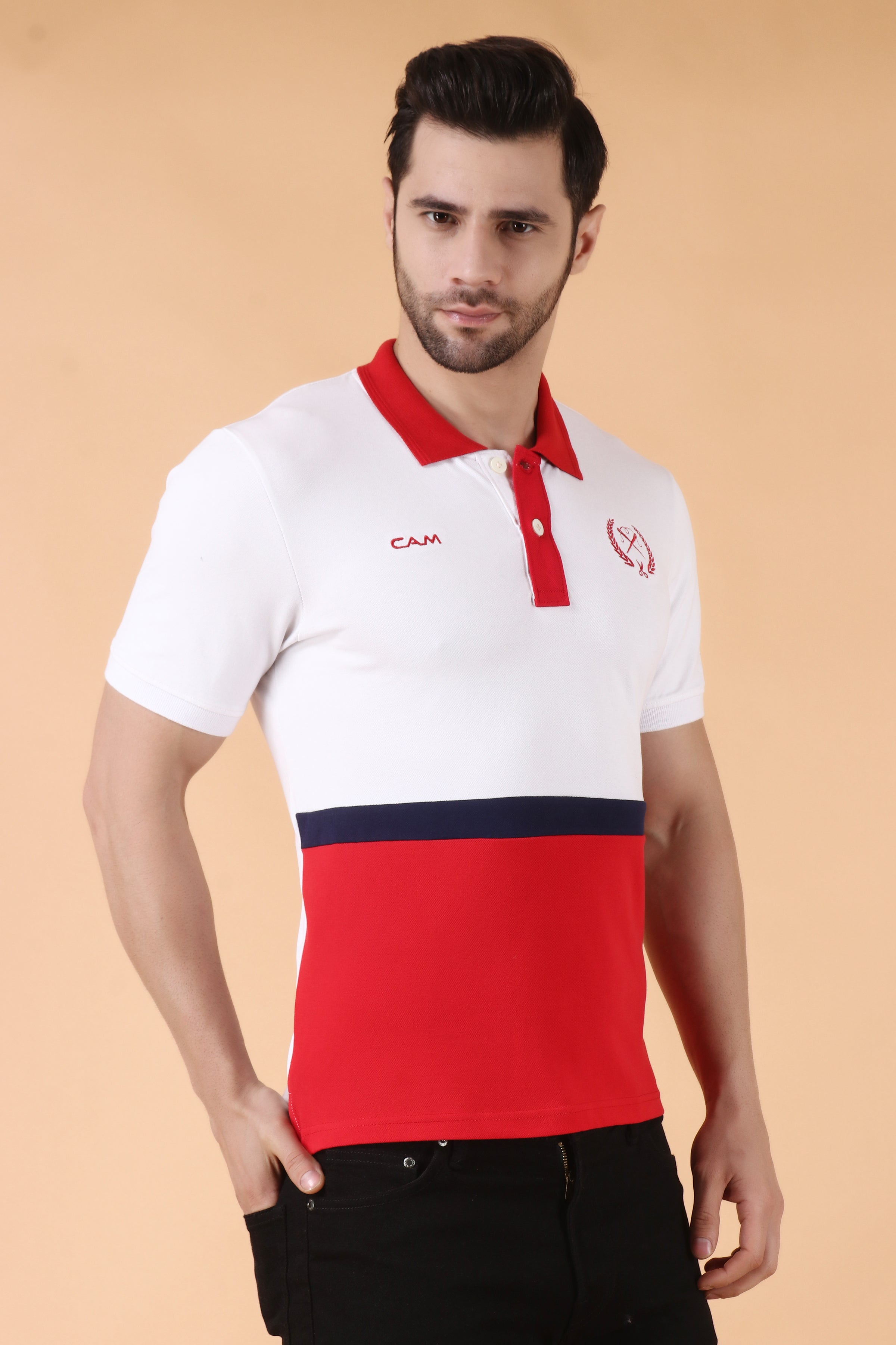 Stylox Men  Polo Collar Slim Fit T-shirt - 67155 - Stylox