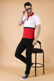 Stylox Men  Polo Collar Slim Fit T-shirt - 67155