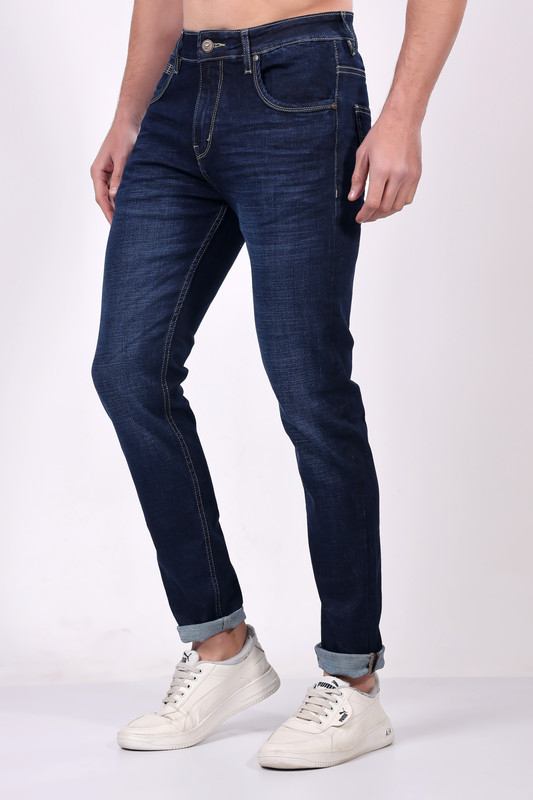 Stylox Slim Fit Denim Jeans for Men - Blue | - Stylox