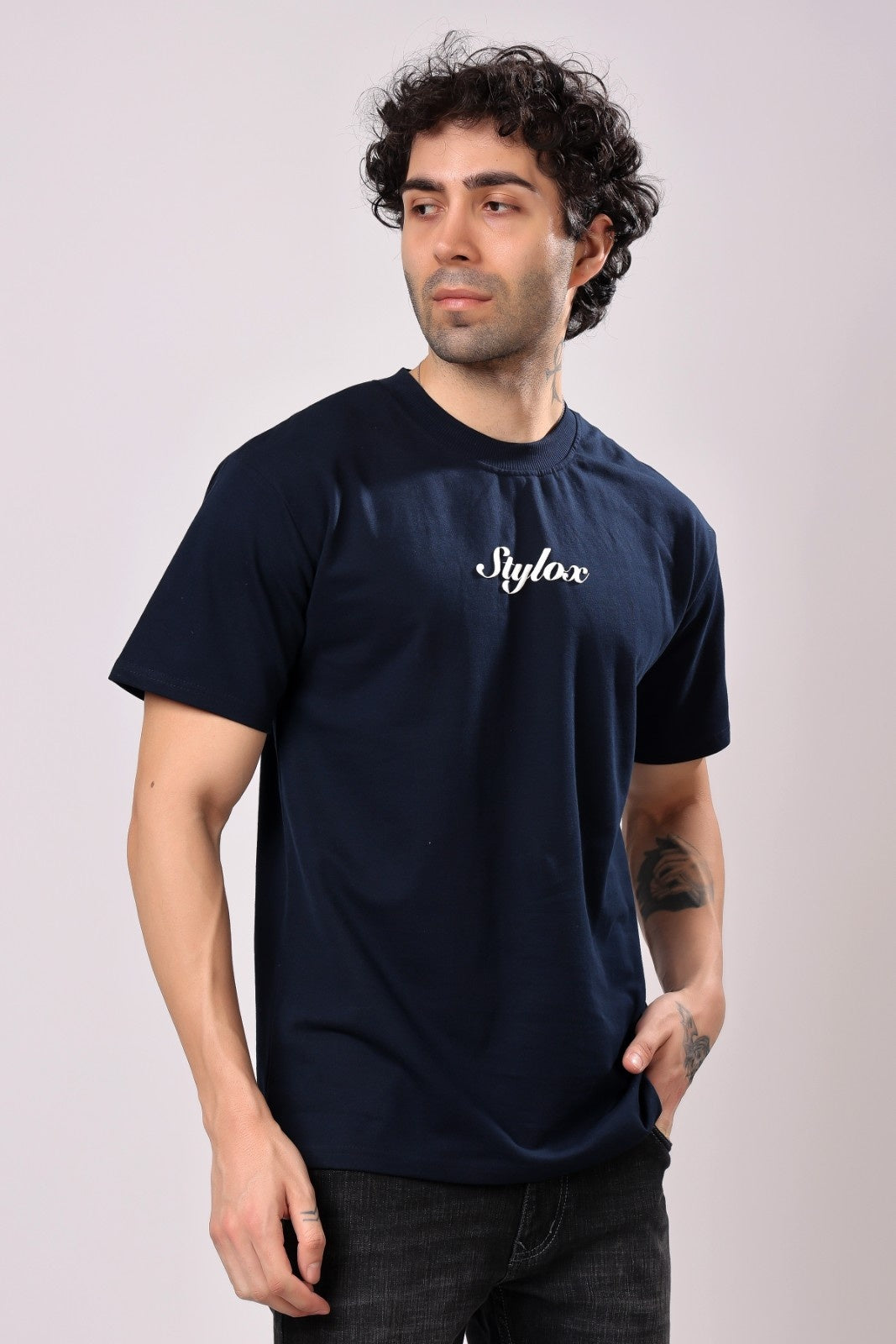 Stylox Regular Fit Round Neck Half Sleeve T-Shirt For Men - Stylox