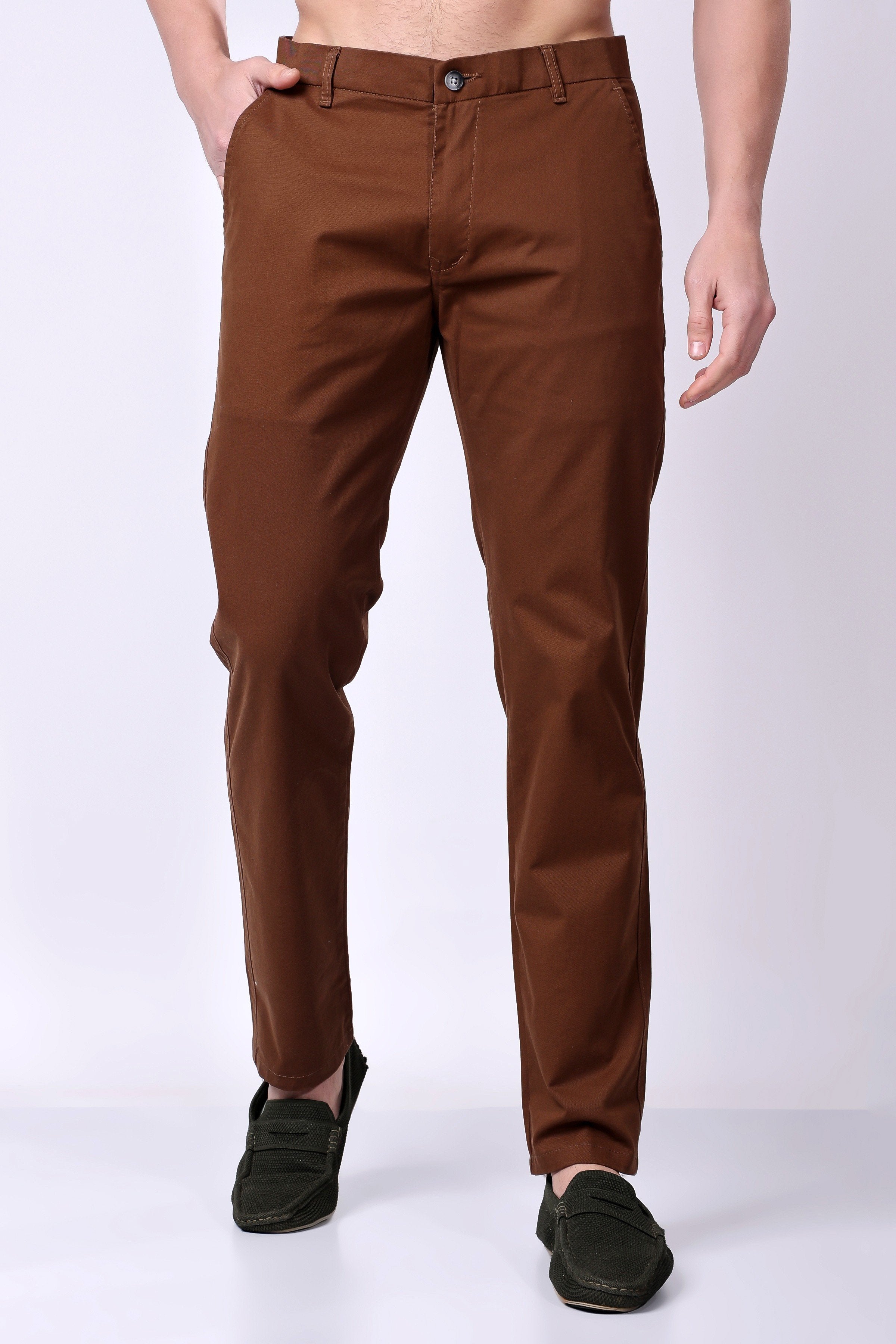 Stylox Men’s Classic Fit Trousers – Comfortable Formal & Casual Wear