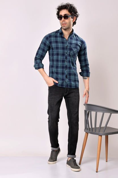 Stylox Casual Check Shirt For Men