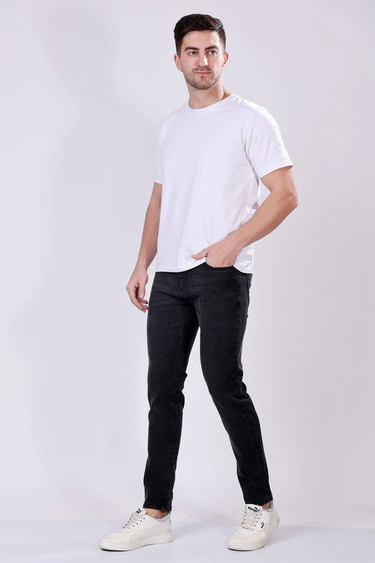 Stylox Slim Fit Denim Jeans - black, - Stylox