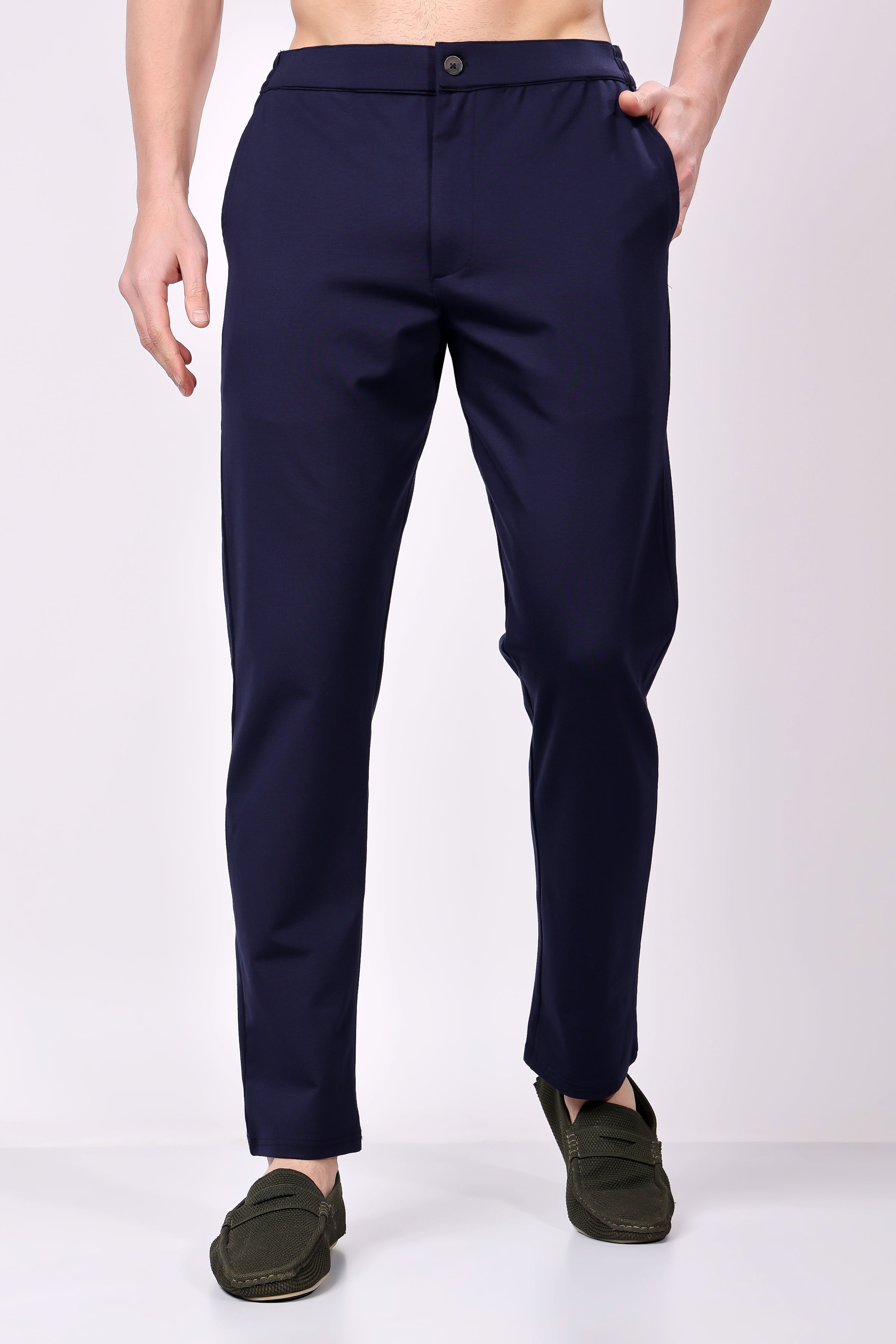 Stylox Men’s Classic Fit Trousers – Comfortable Formal & Casual Wear