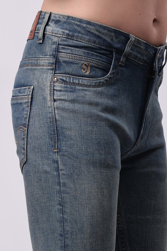 Stylox Comfort Fit Men's Denim Jeans - Grey | - Stylox