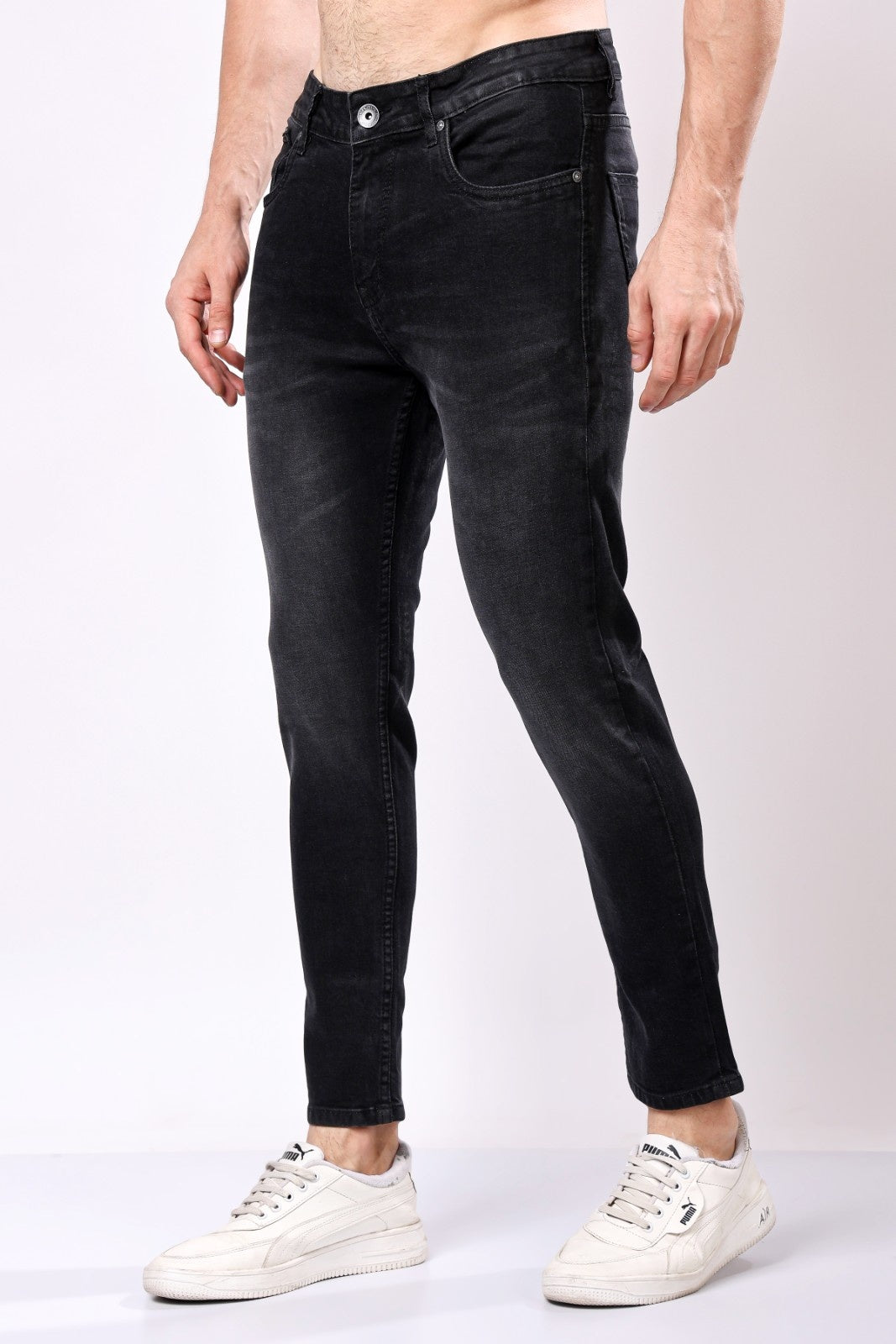 Stylox Men’s Ankle Fit Denim Jeans - Stylox