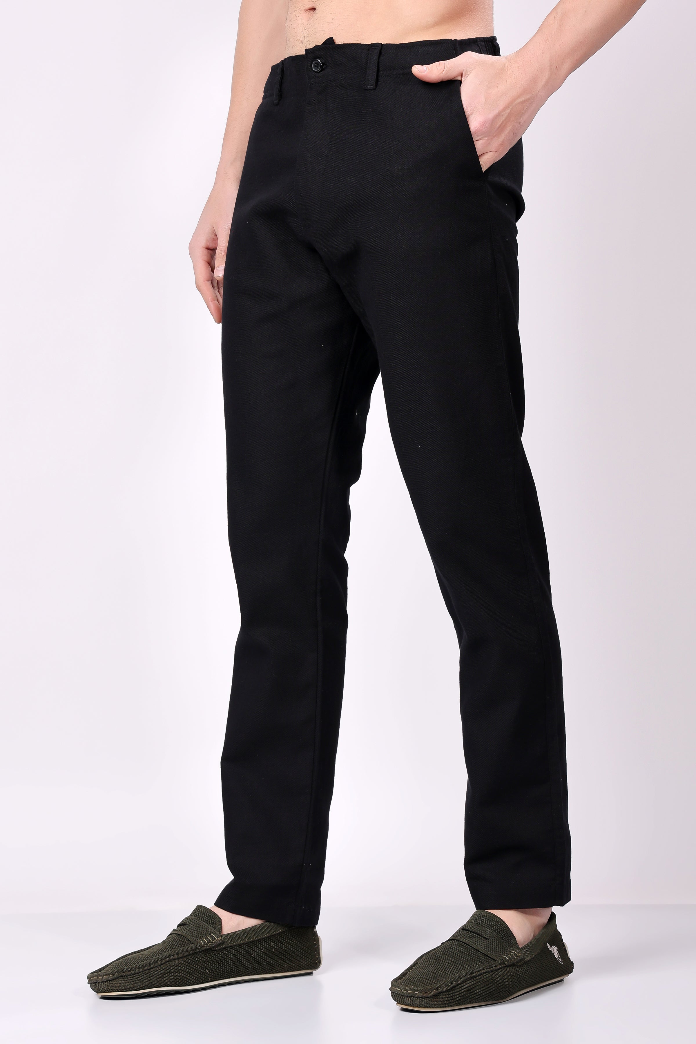 Stylox Men’s Classic Fit Trousers – Comfortable Formal & Casual Wear - Stylox
