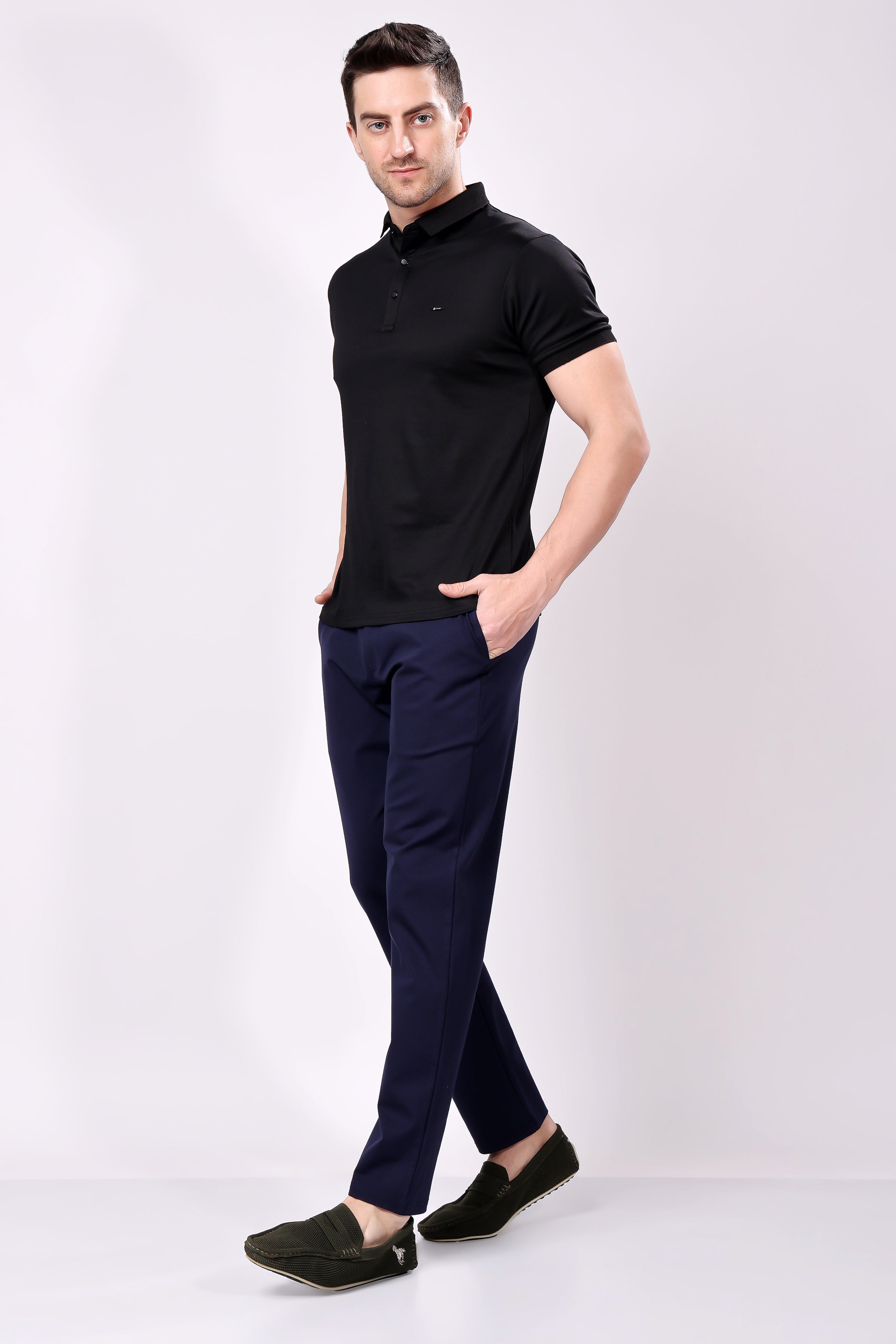 Stylox Men’s Classic Fit Trousers – Comfortable Formal & Casual Wear