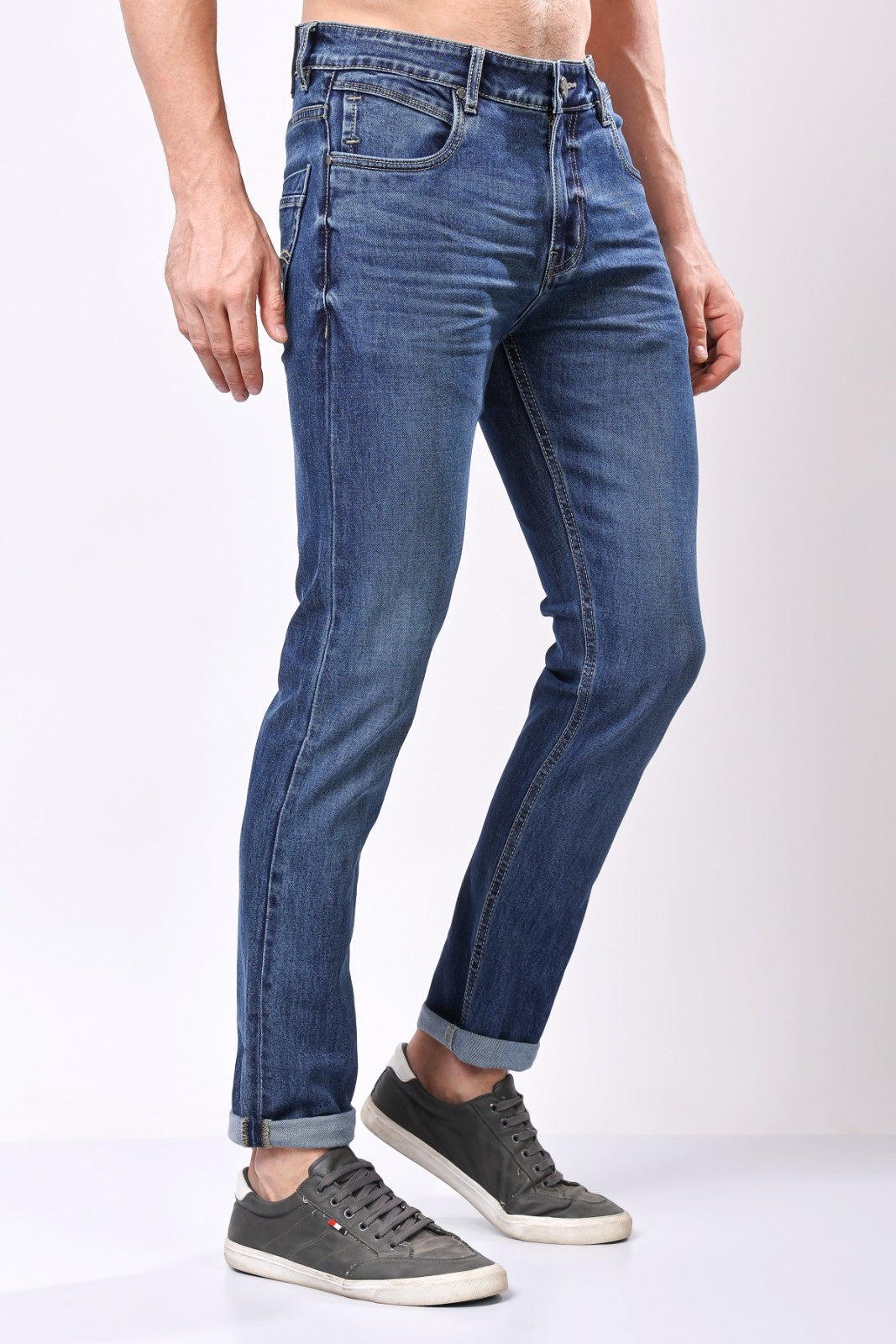Stylox Slim Fit Denim Jeans - Blue,