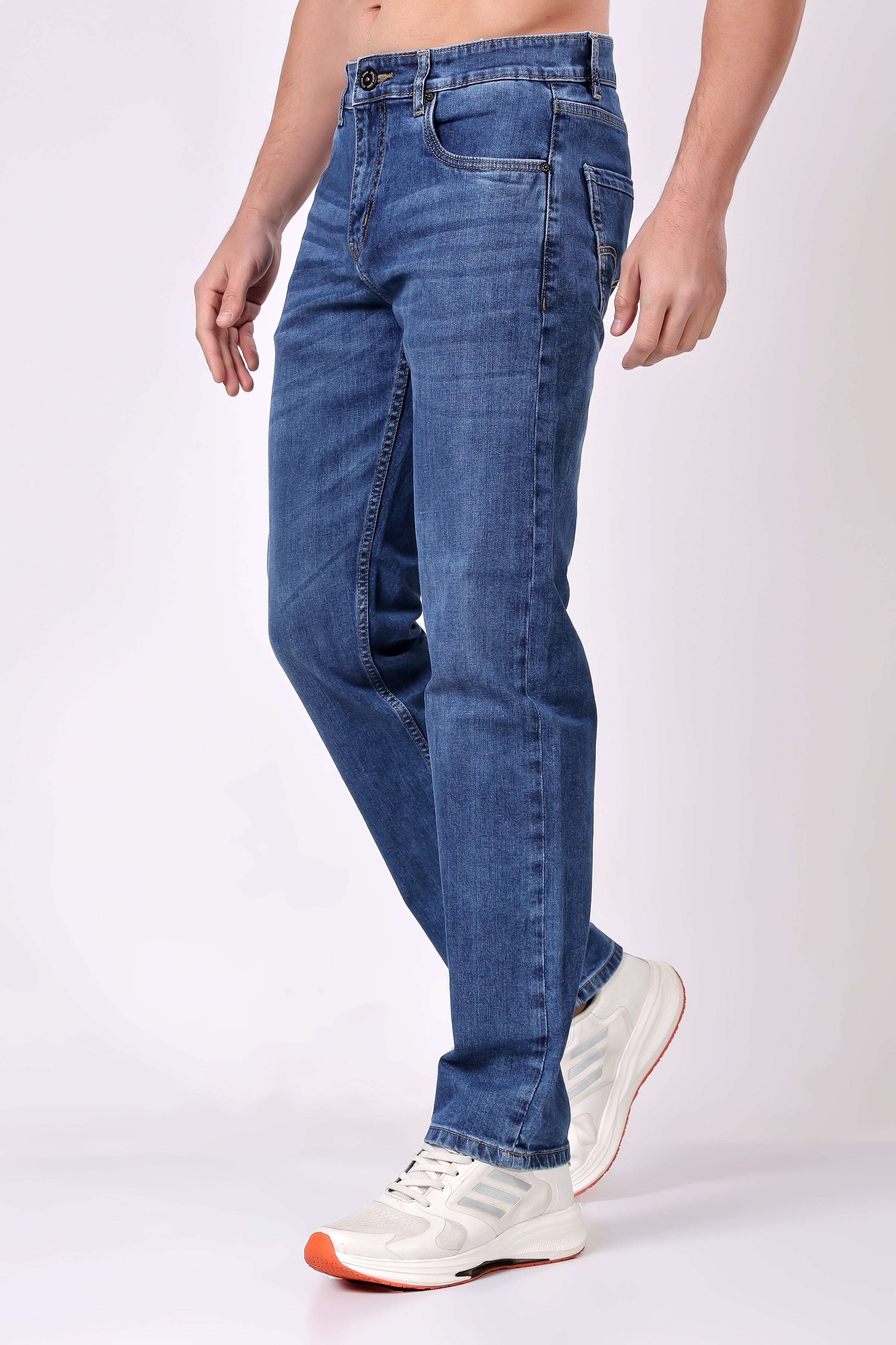 Stylox Men's Straight Fit Denim Jeans - Stylox