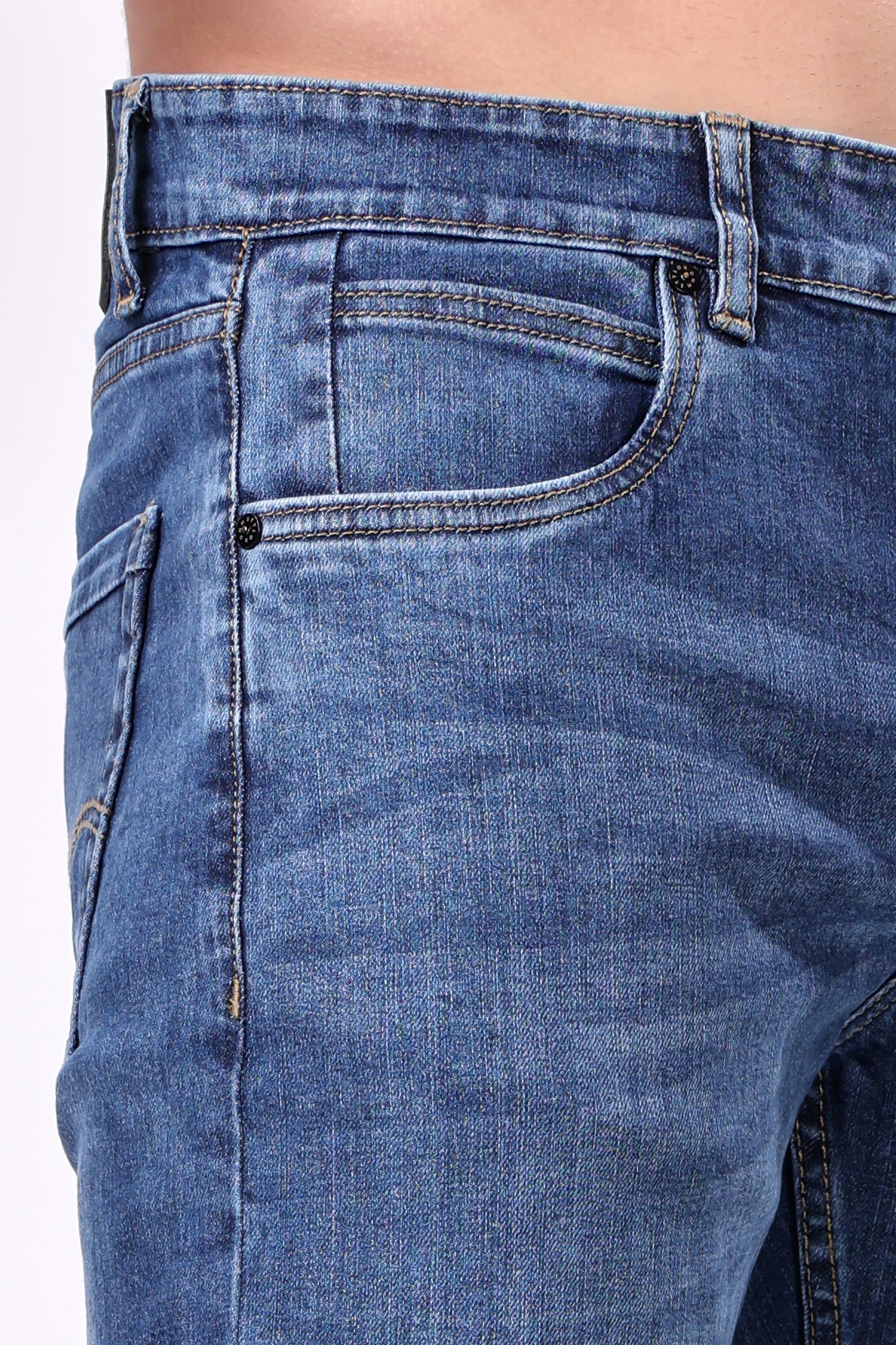 Stylox Men's Straight Fit Denim Jeans - Stylox