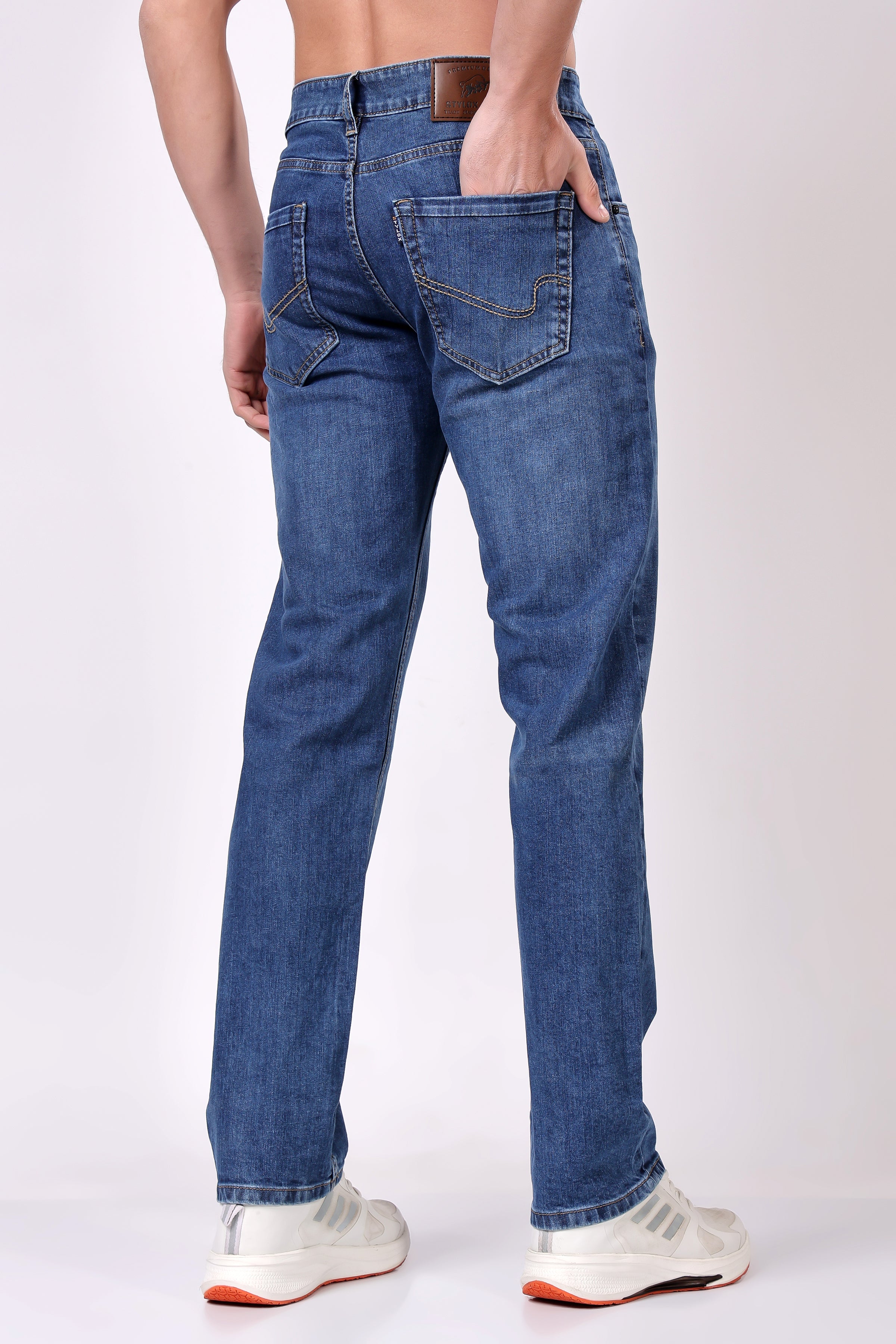 Stylox Men's Straight Fit Denim Jeans - Stylox