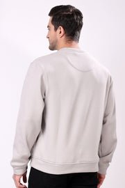 STYLOX Cotton Crew Neck Solid Sweatshirt For Men