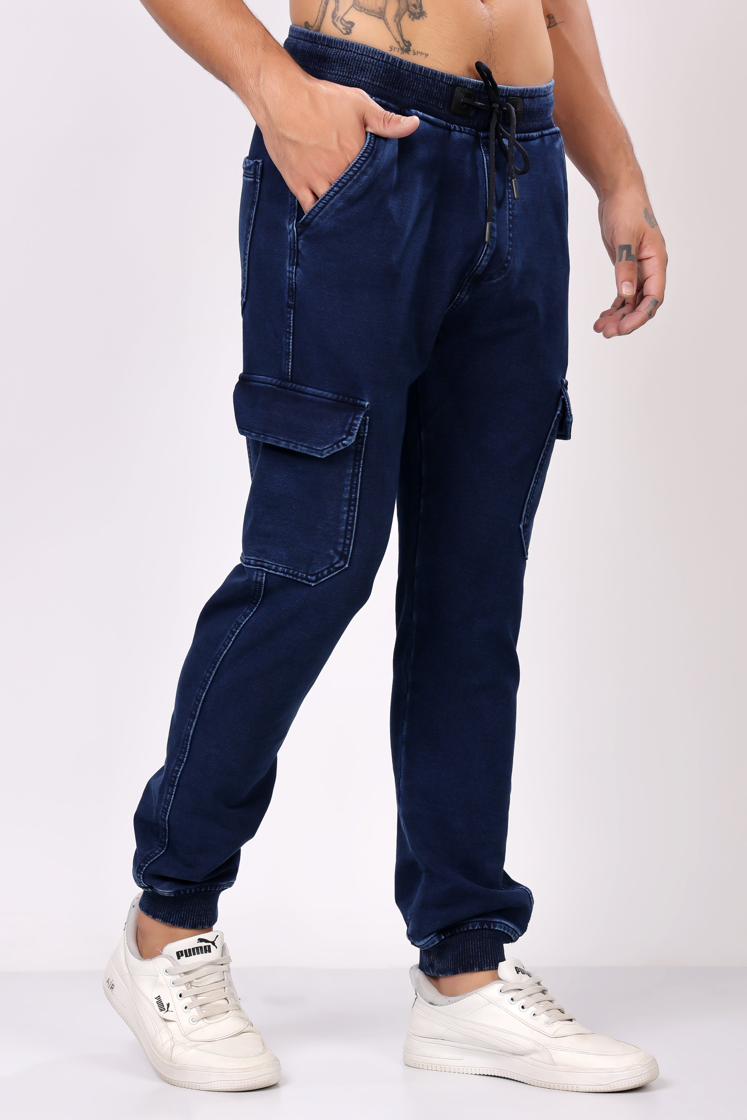 STYLOX MID DARK BLUE JOGGER - Stylox