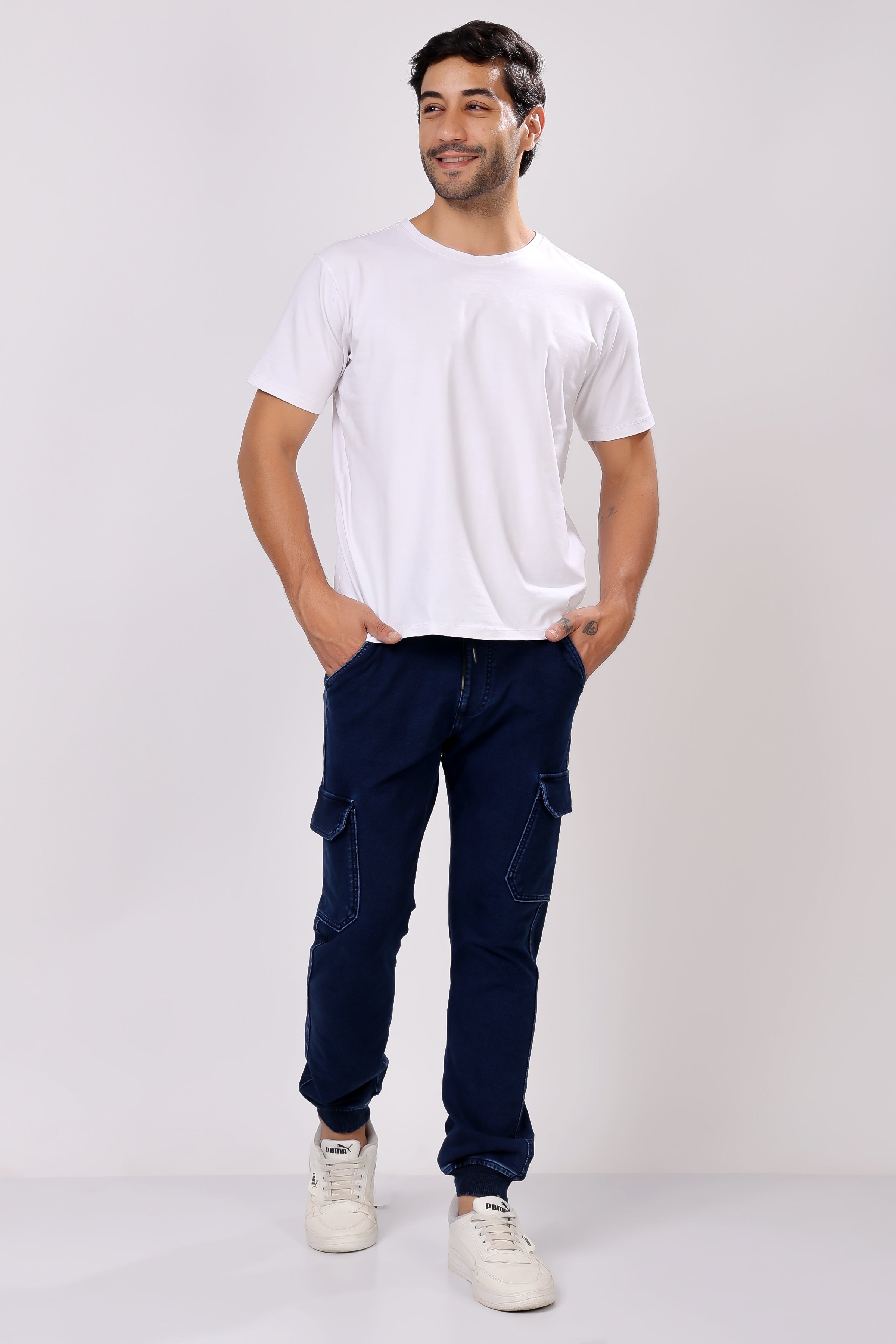 STYLOX MID DARK BLUE JOGGER - Stylox