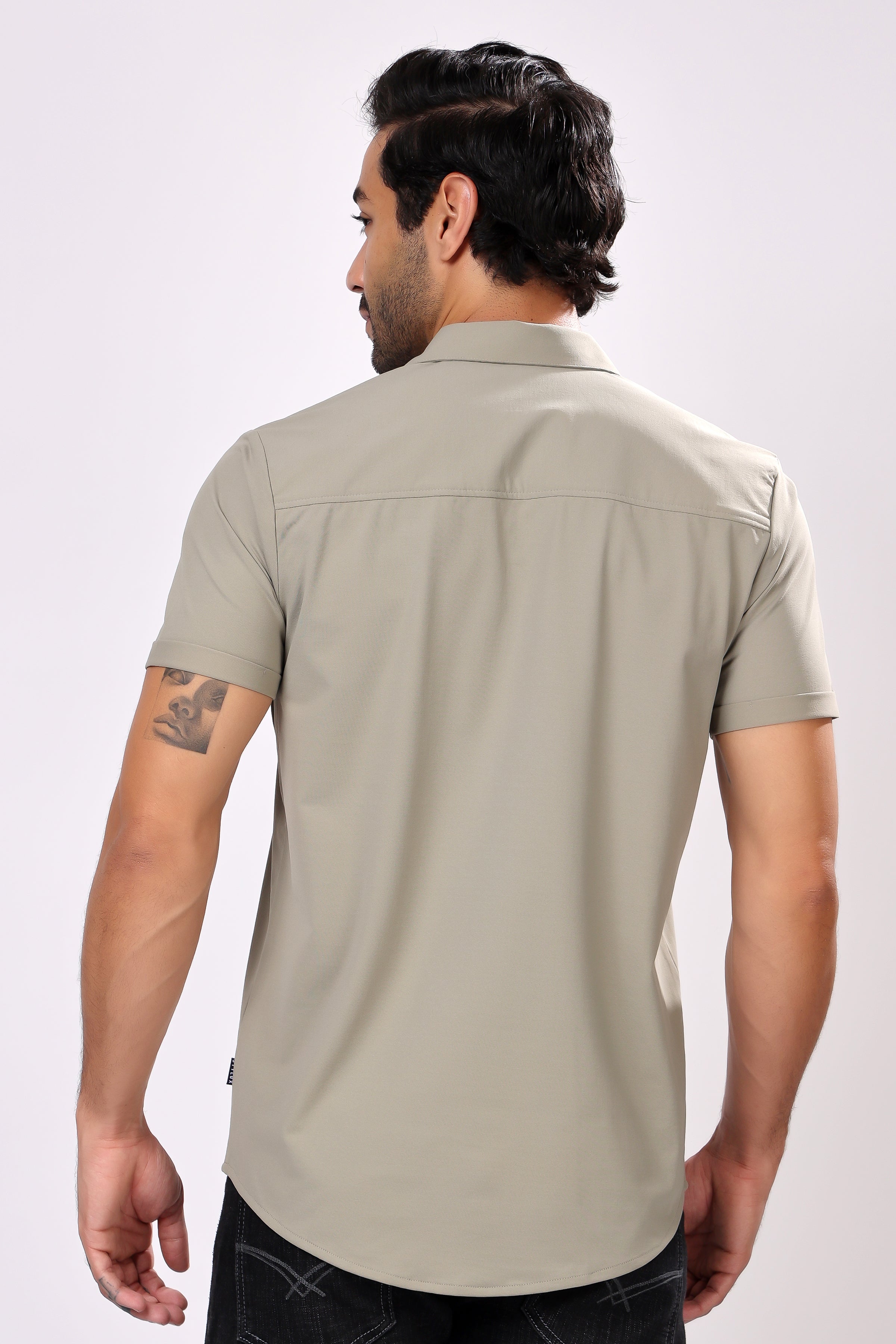 STYLOX HALF SLEEVE LYCRA SHIRT - Stylox