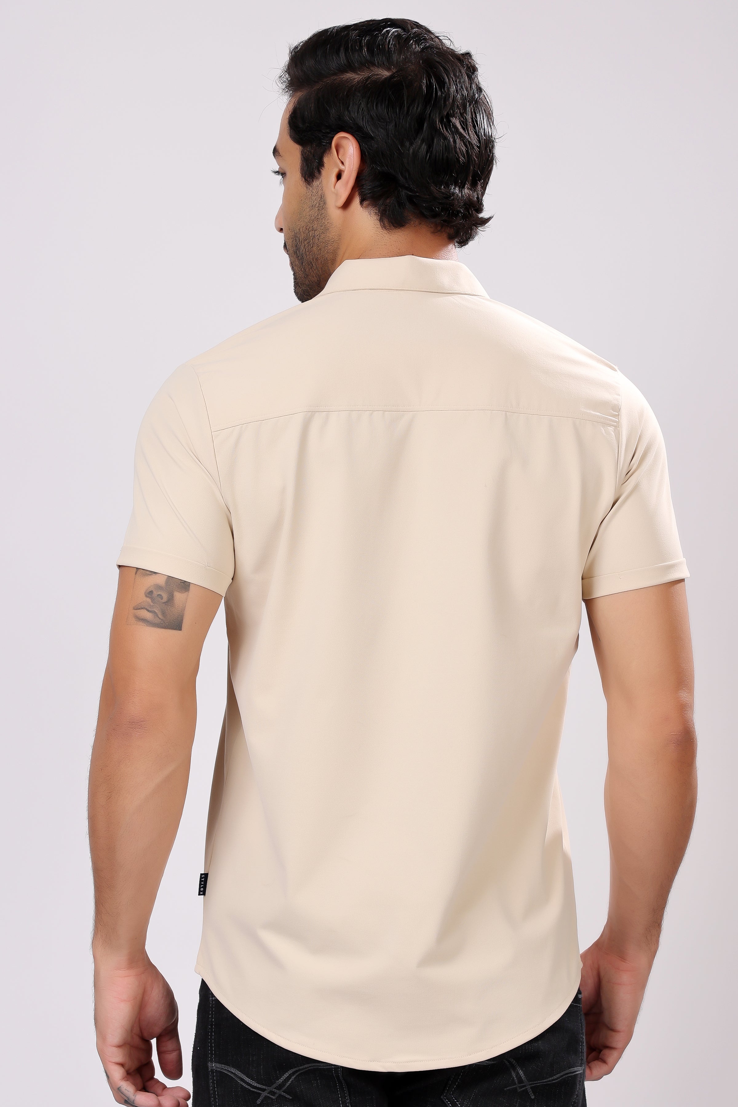 STYLOX HALF SLEEVE LYCRA SHIRT - Stylox