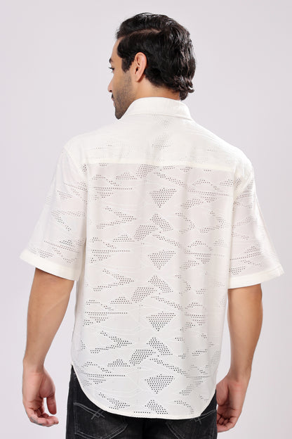 STYLOX NET HALF SLEEVE SHIRT