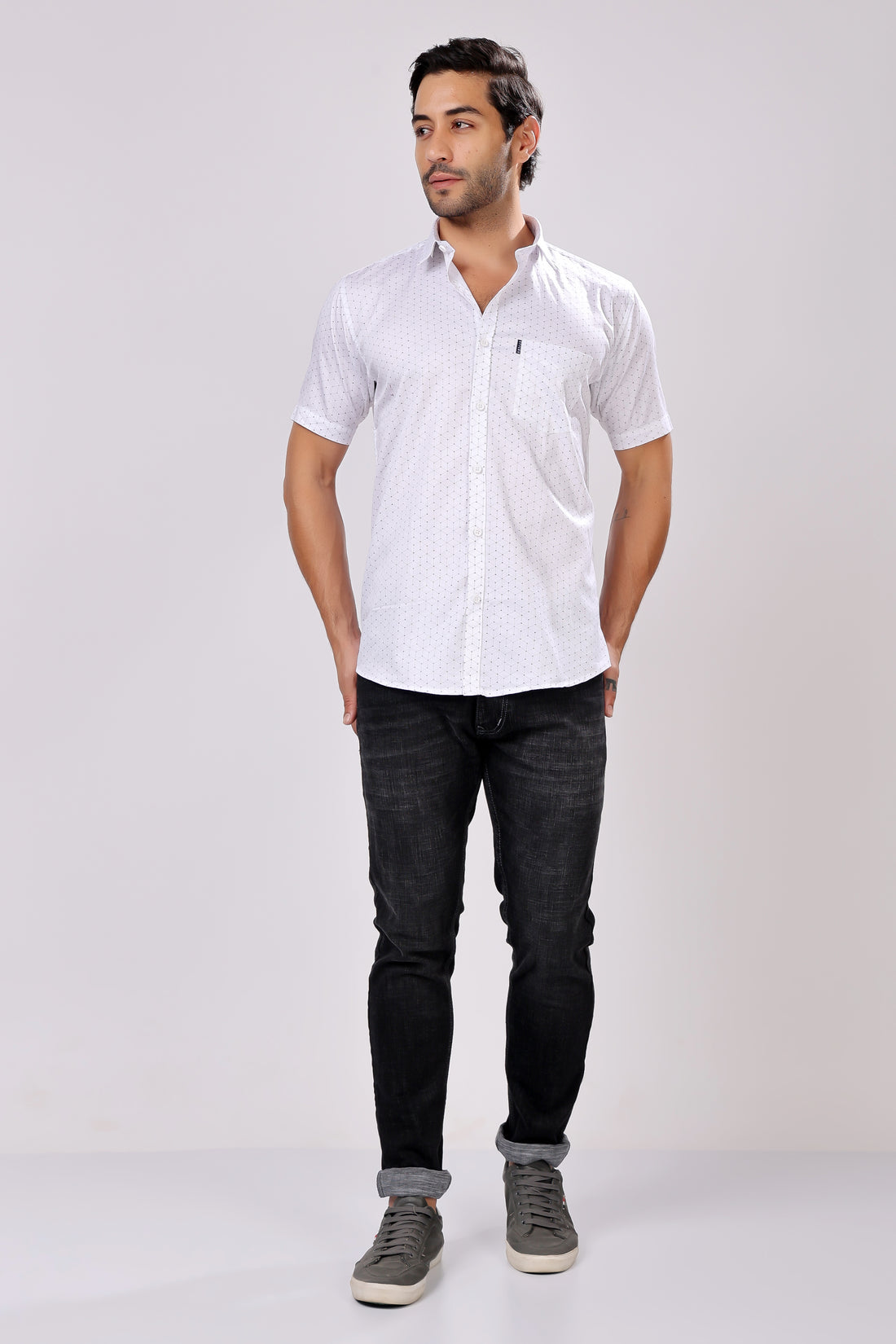 STYLOX HALF SLEEV PRINTED SHIRT