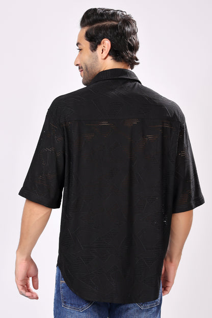 STYLOX NET HALF SLEEVE SHIRT