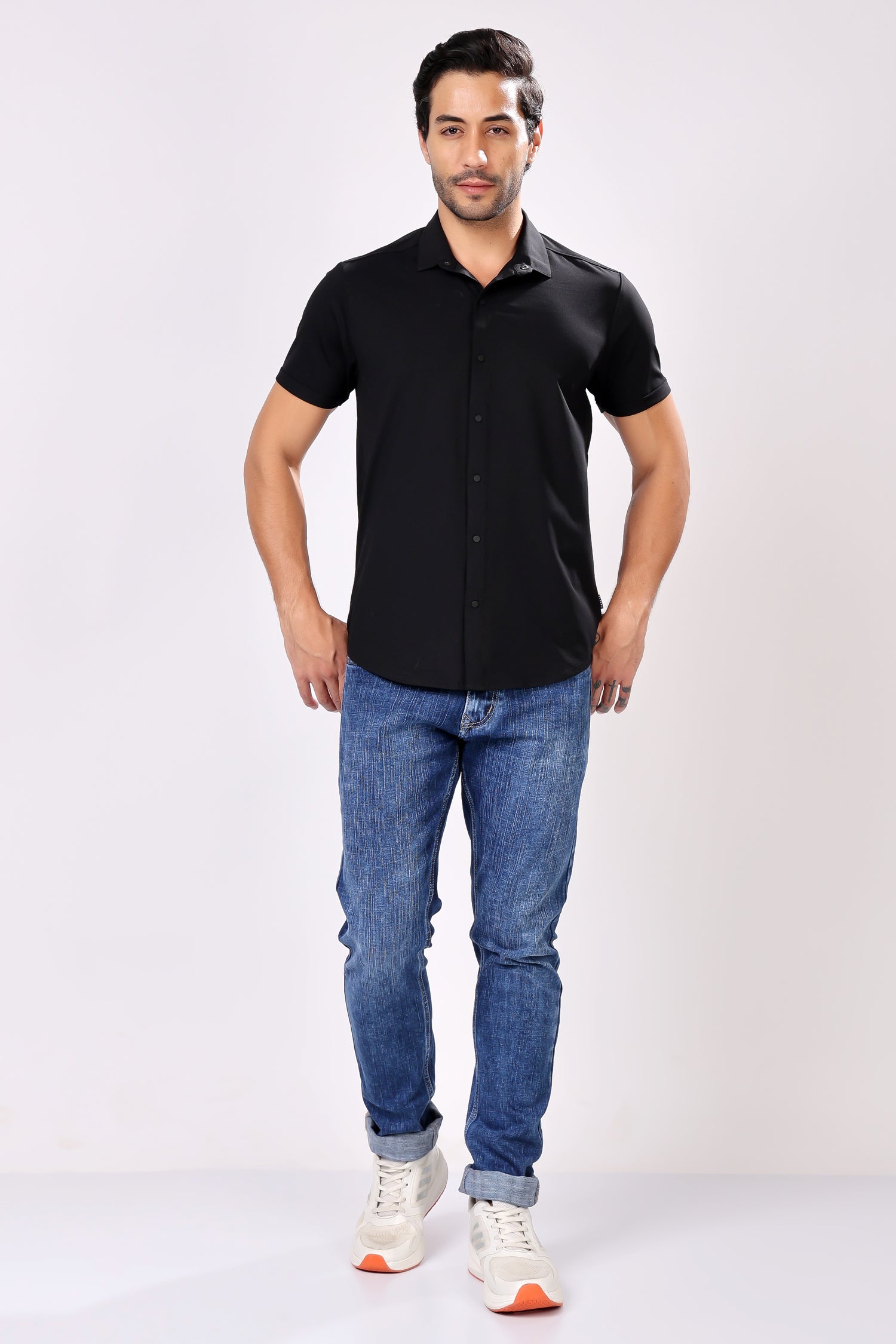 STYLOX HALF SLEEVE LYCRA SHIRT