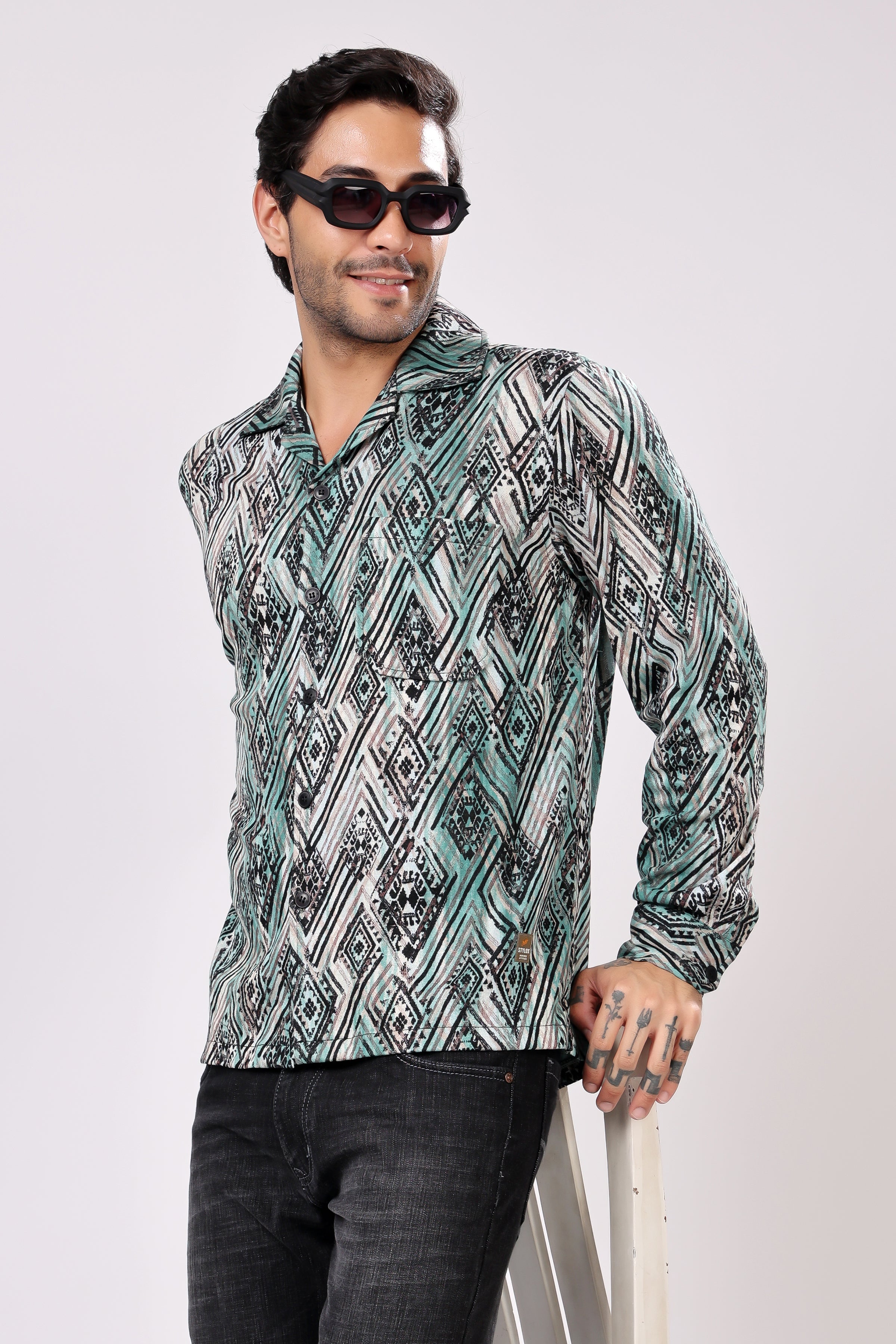 STYLOX PRINTED SHIRT - Stylox