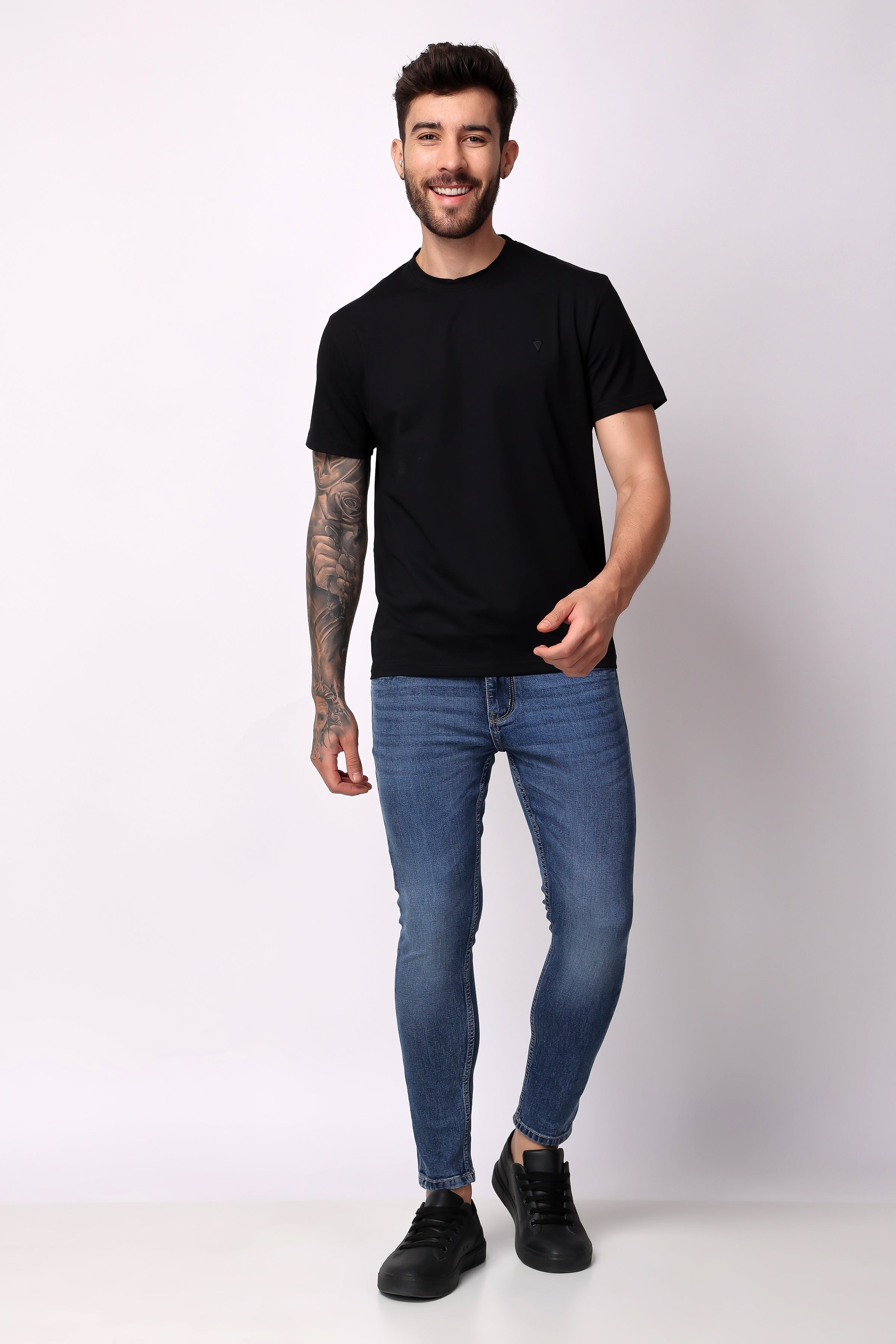 STYLOX SOLID T-SHIRT For Men - Stylox