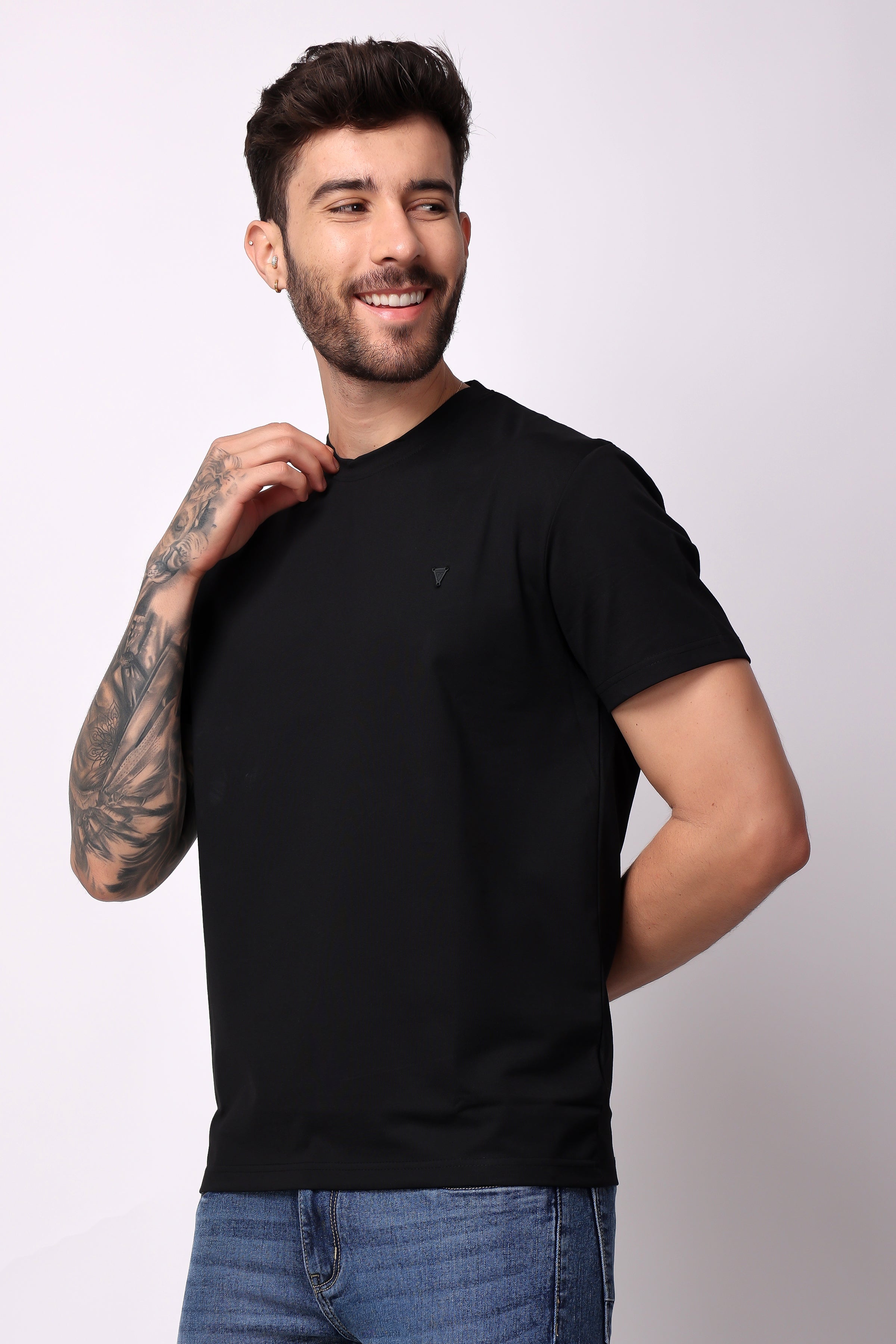 STYLOX SOLID T-SHIRT For Men - Stylox