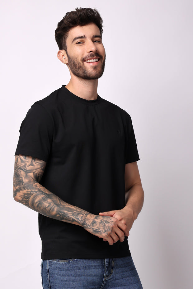 STYLOX SOLID T-SHIRT For Men