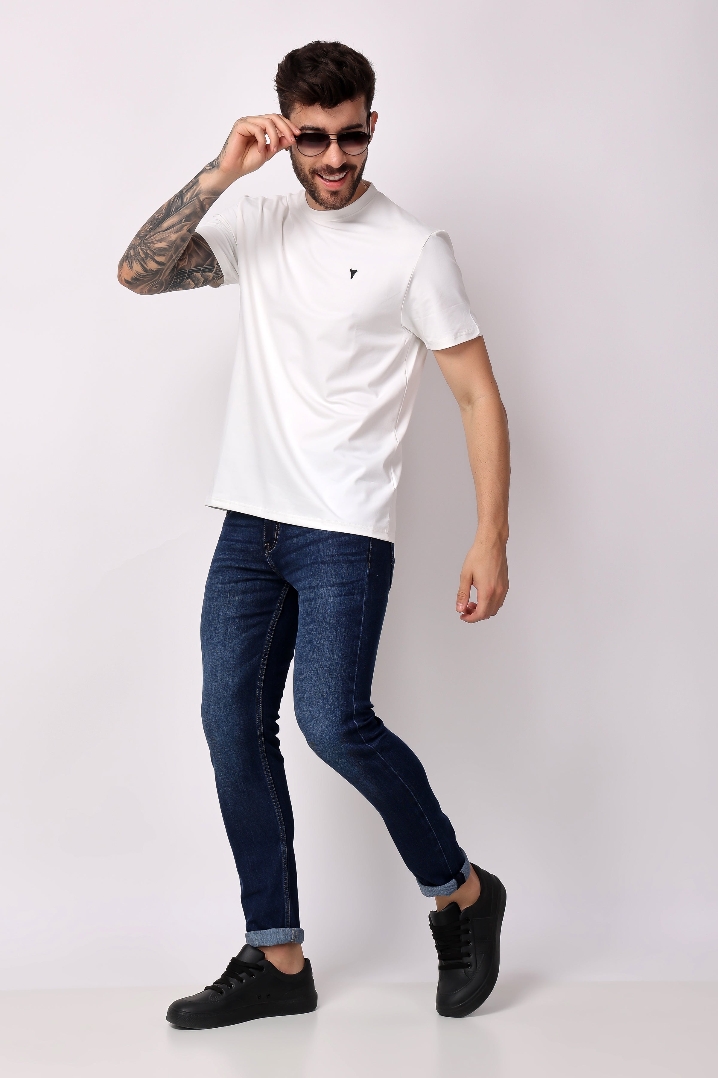 STYLOX SOLID T-SHIRT For Men - Stylox