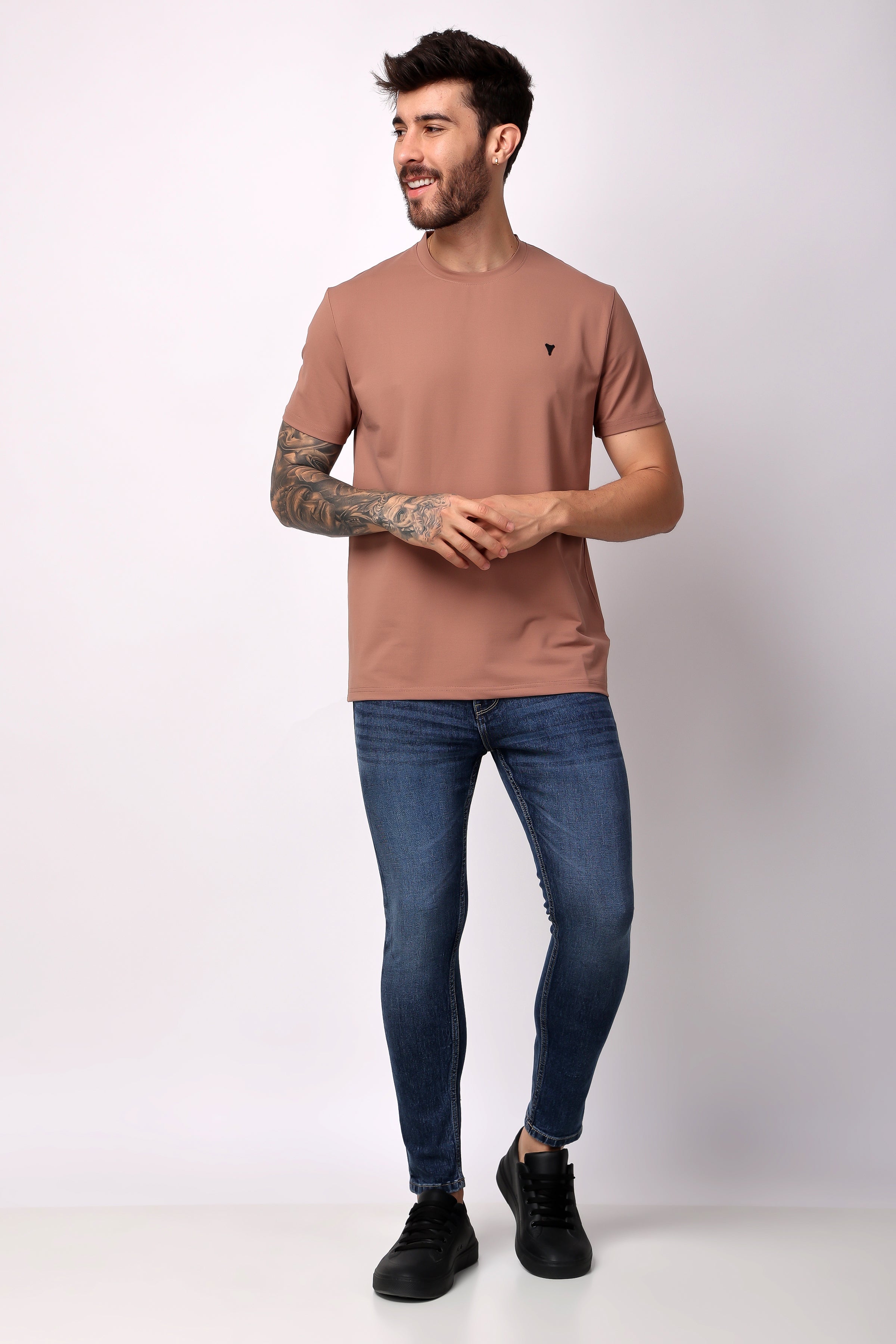 STYLOX SOLID T-SHIRT For Men - Stylox