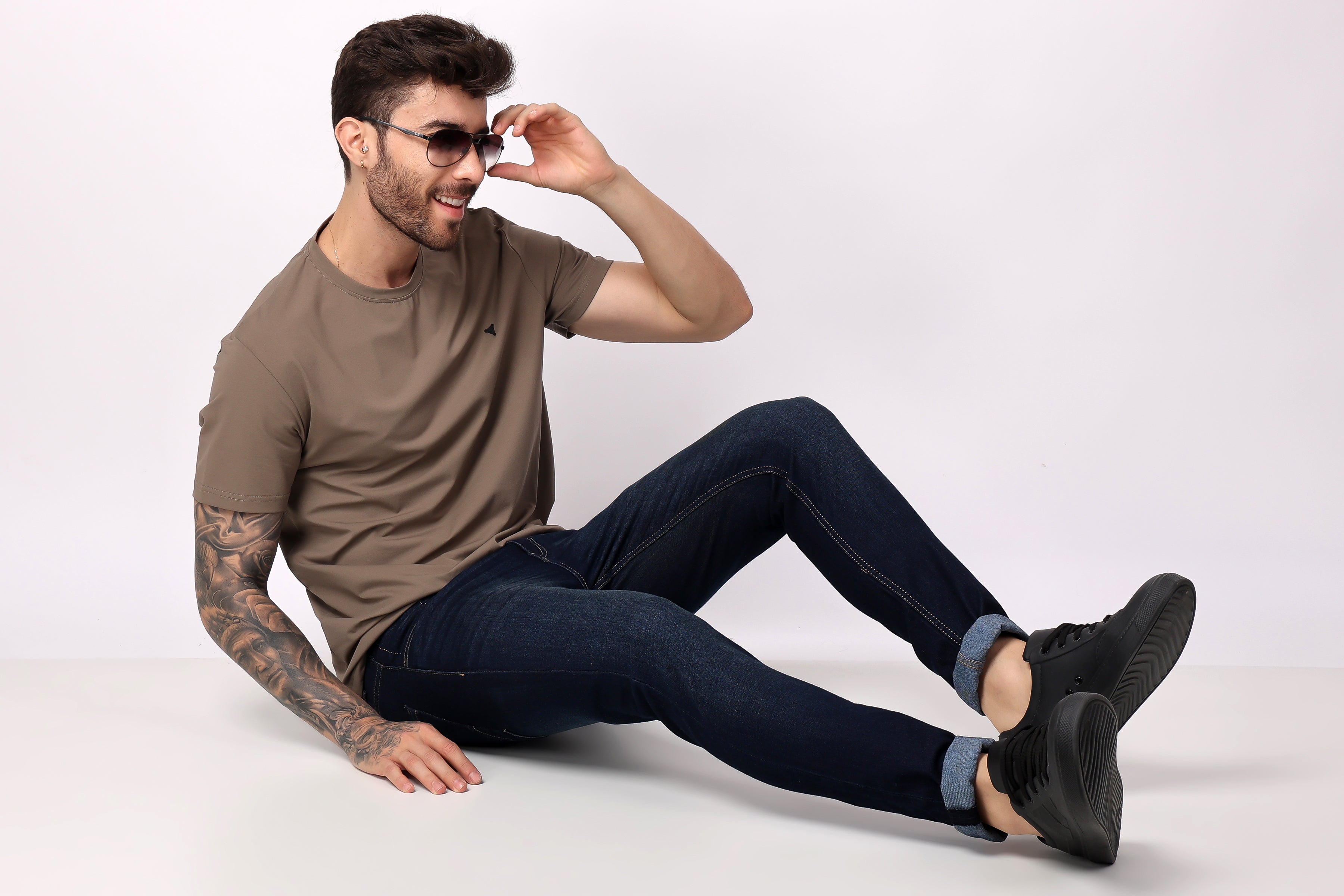 STYLOX SOLID T-SHIRT For Men - Stylox