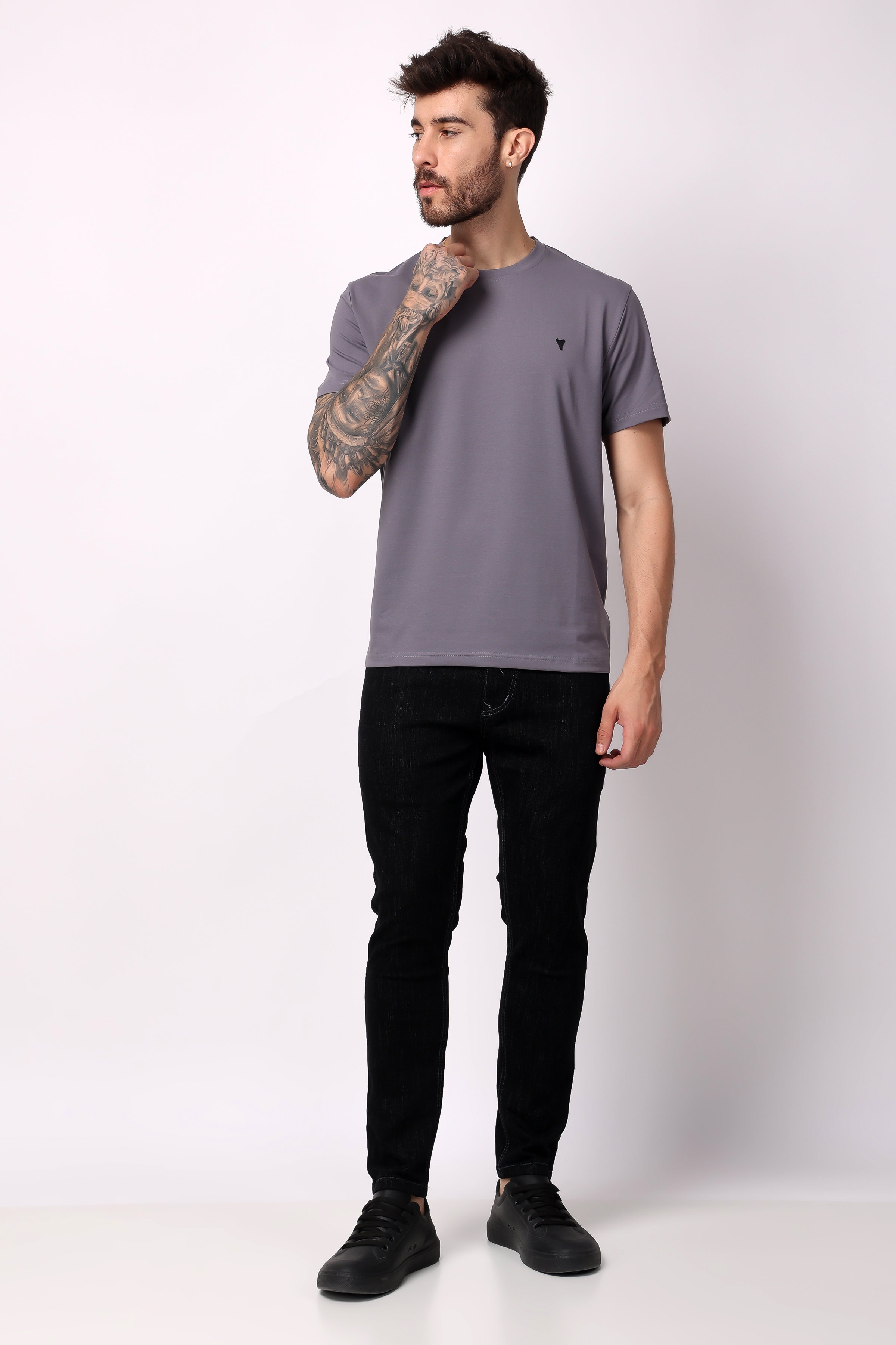 STYLOX SOLID T-SHIRT For Men - Stylox
