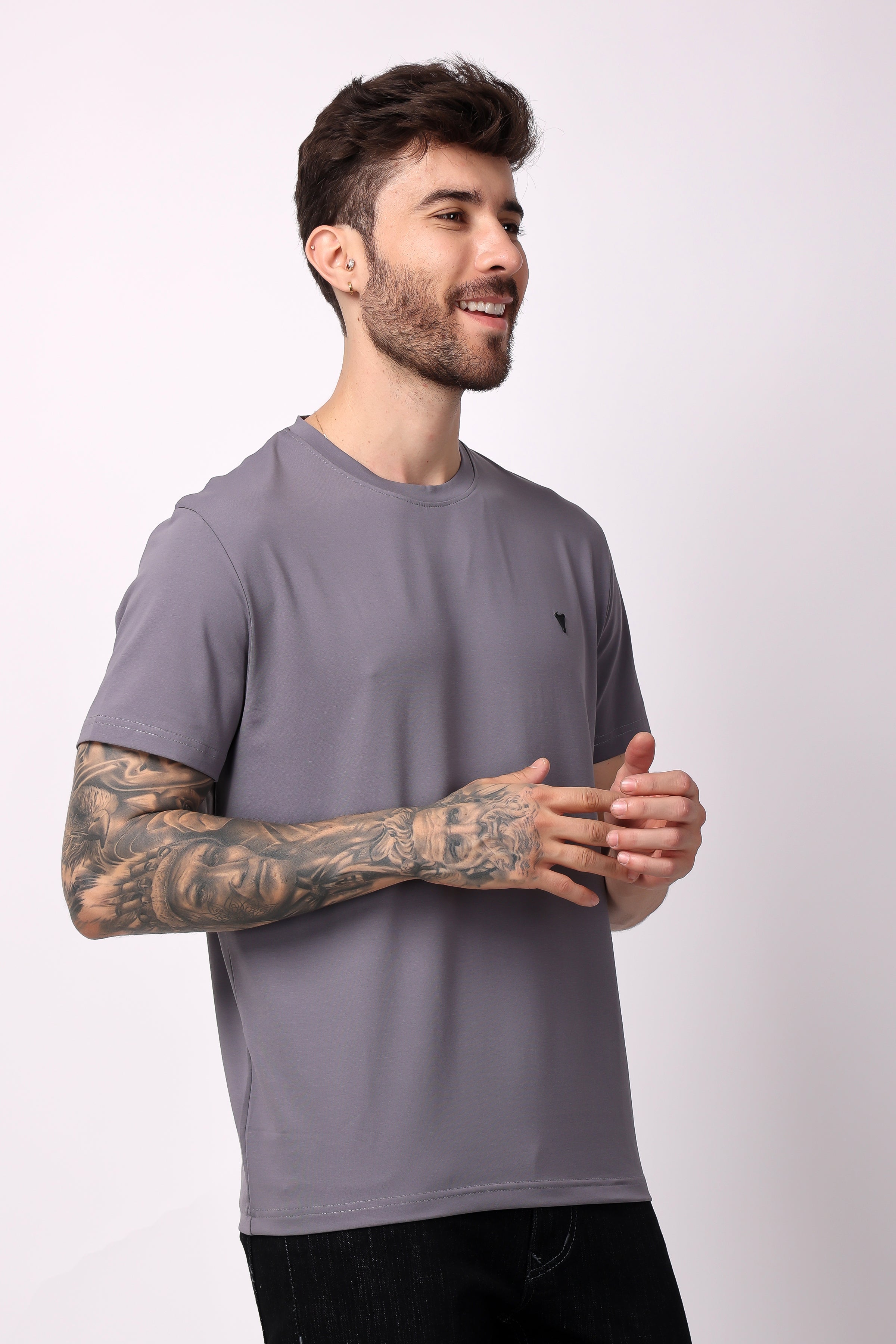 STYLOX SOLID T-SHIRT For Men