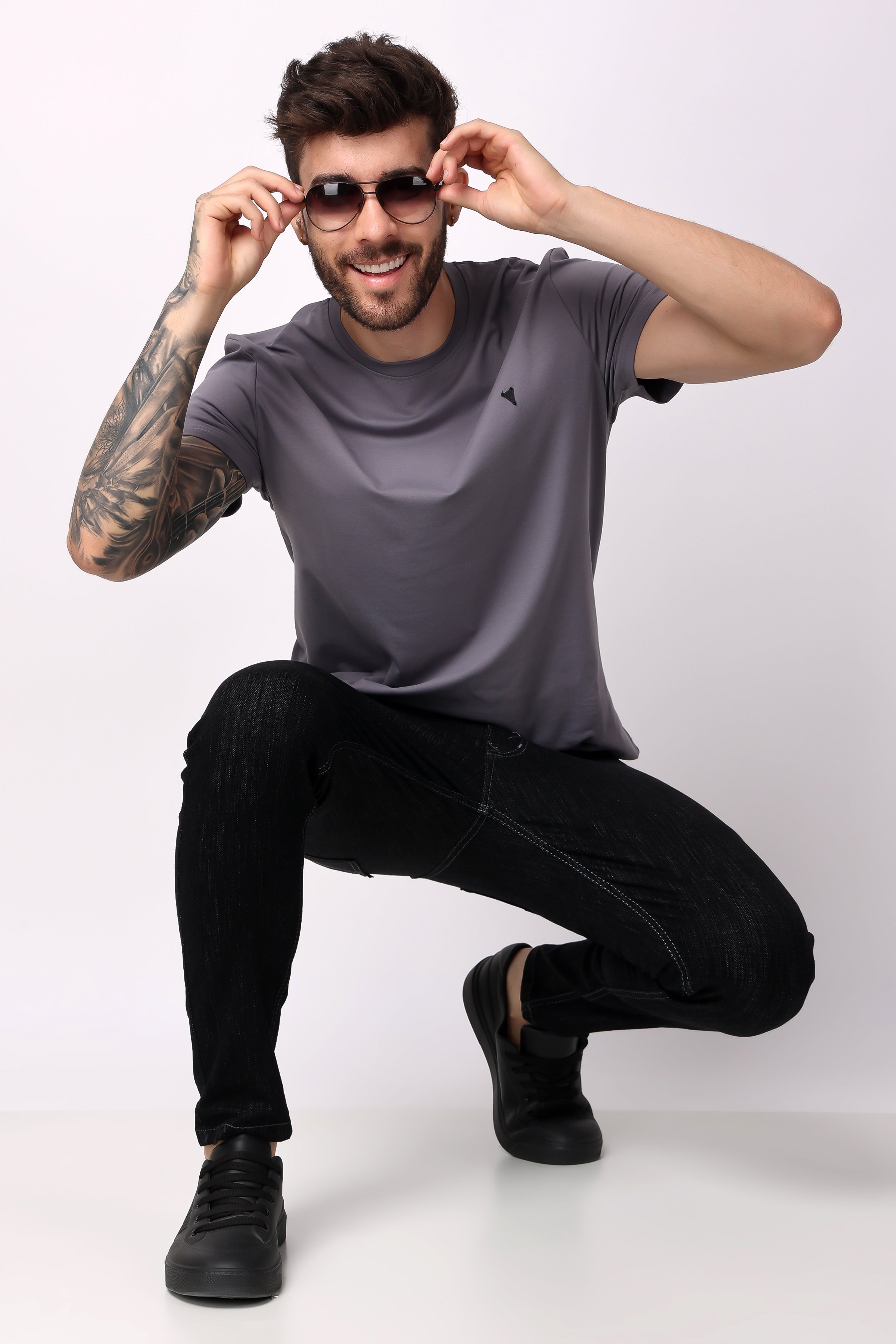STYLOX SOLID T-SHIRT For Men - Stylox