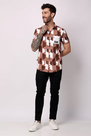 Stylox Brick Shirt For Men