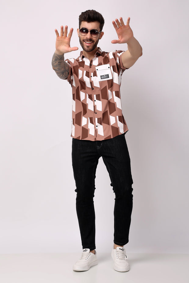 Stylox Brick Shirt For Men