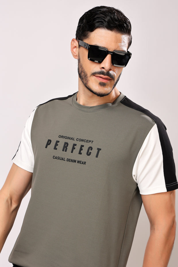 Stylox Men's Round Neck Casual Printed T-Shirt
