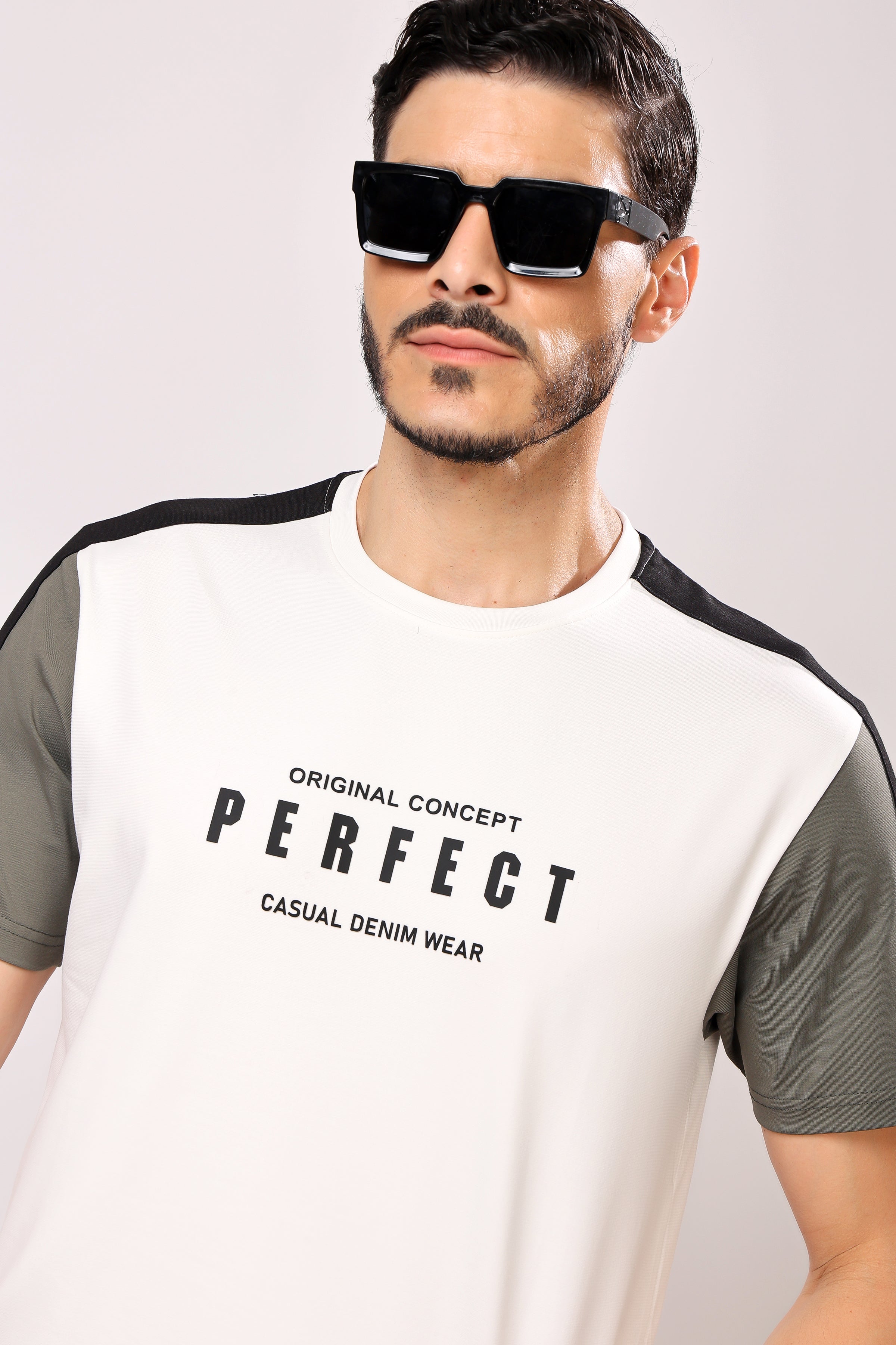 Stylox Men's Round Neck Casual Printed T-Shirt