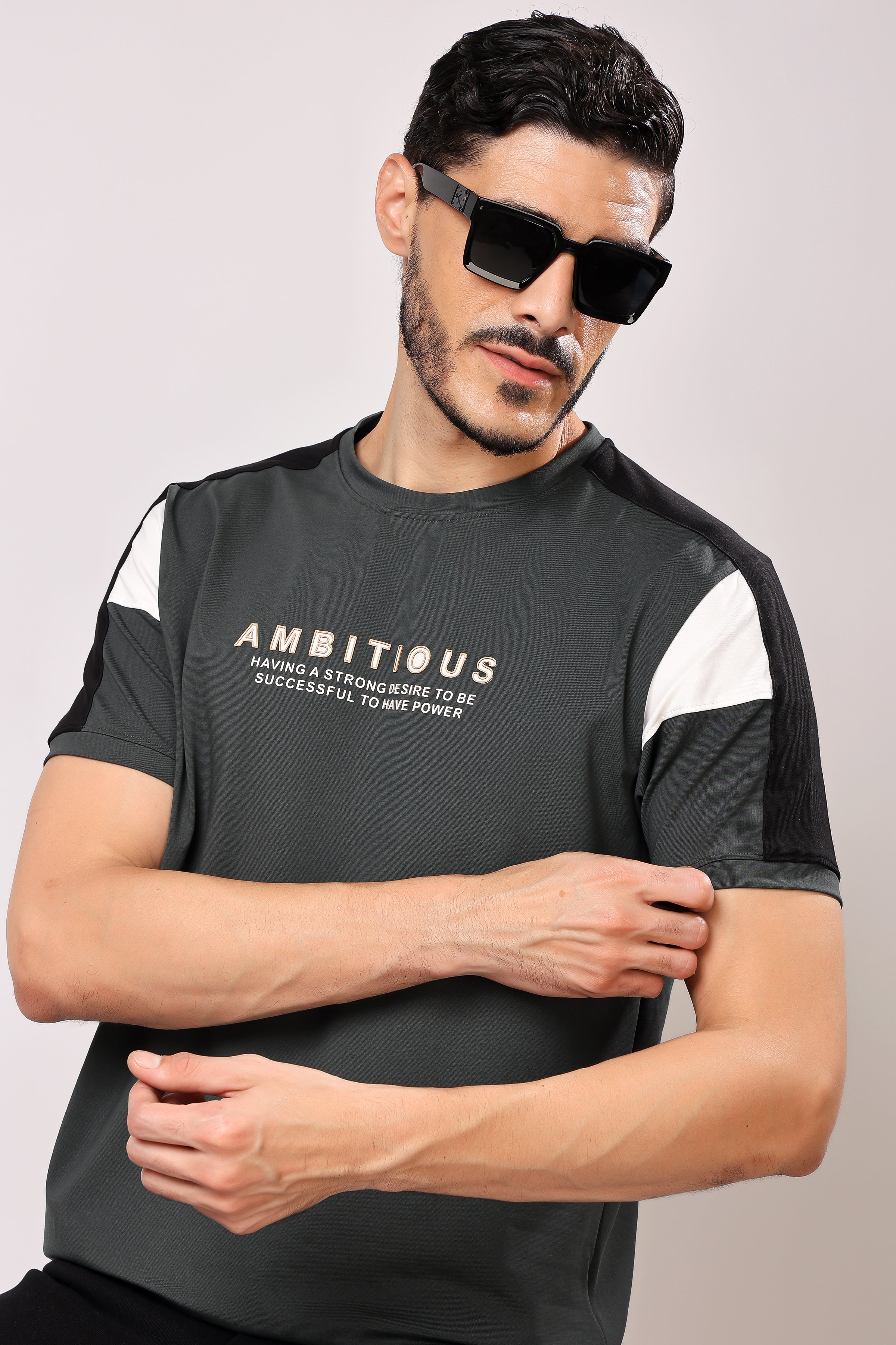 Stylox Men's Round Neck Casual Printed T-Shirt - Stylox