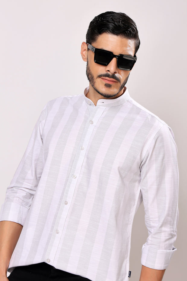 Stylox Men's Full Sleeve Casual Striped Shirt