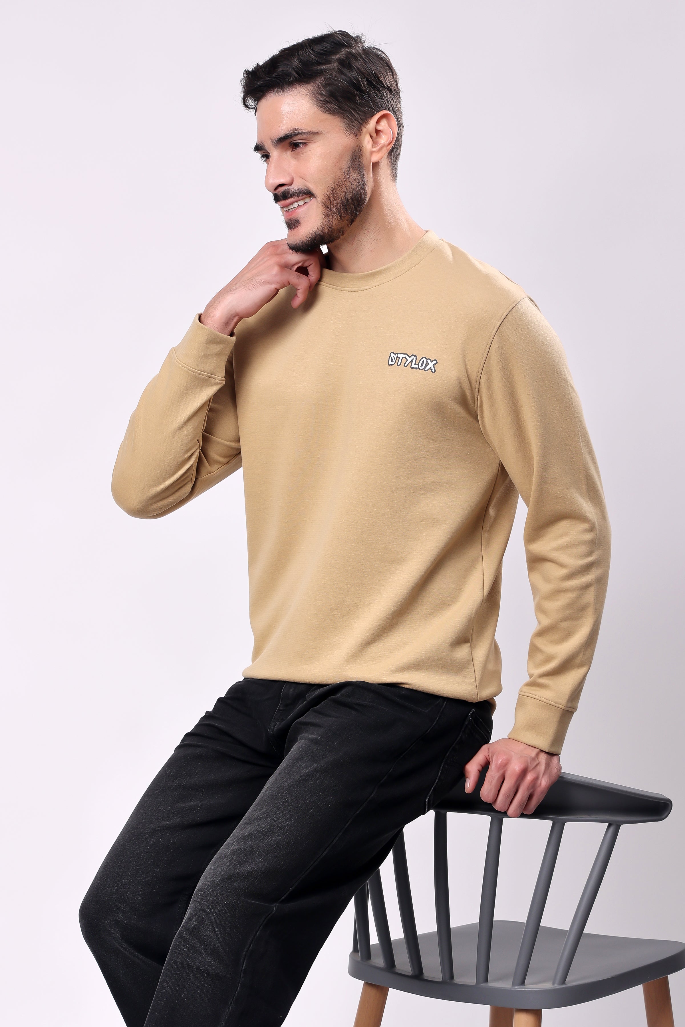STYLOX Stylish Printed Round Neck SWEATSHIRT - Stylox