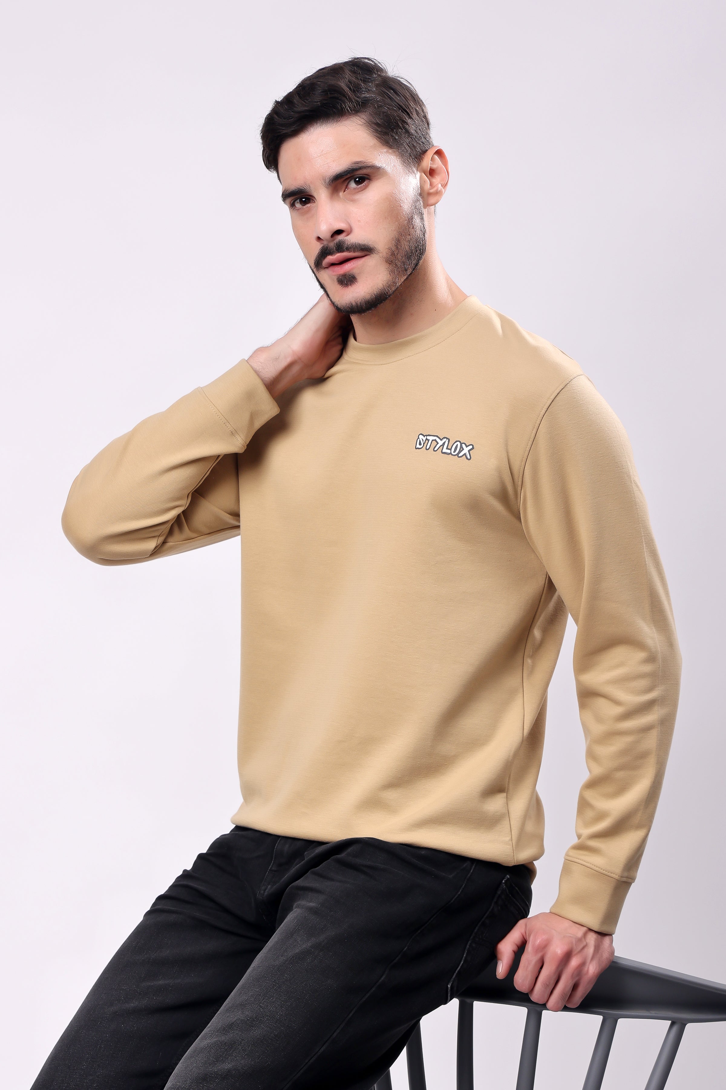 STYLOX Stylish Printed Round Neck SWEATSHIRT - Stylox
