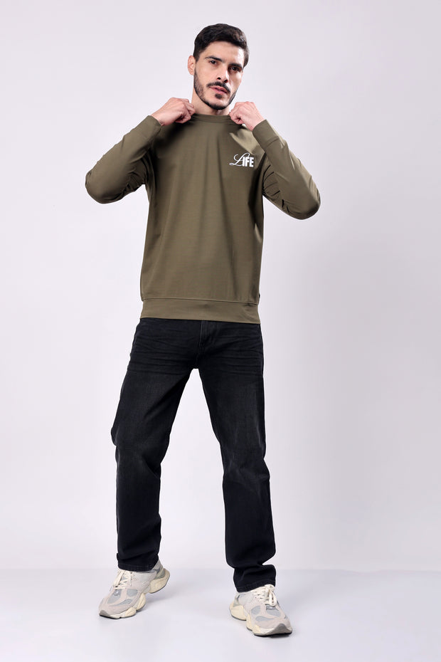 STYLOX Crew Neck Solid SWEATSHIRT