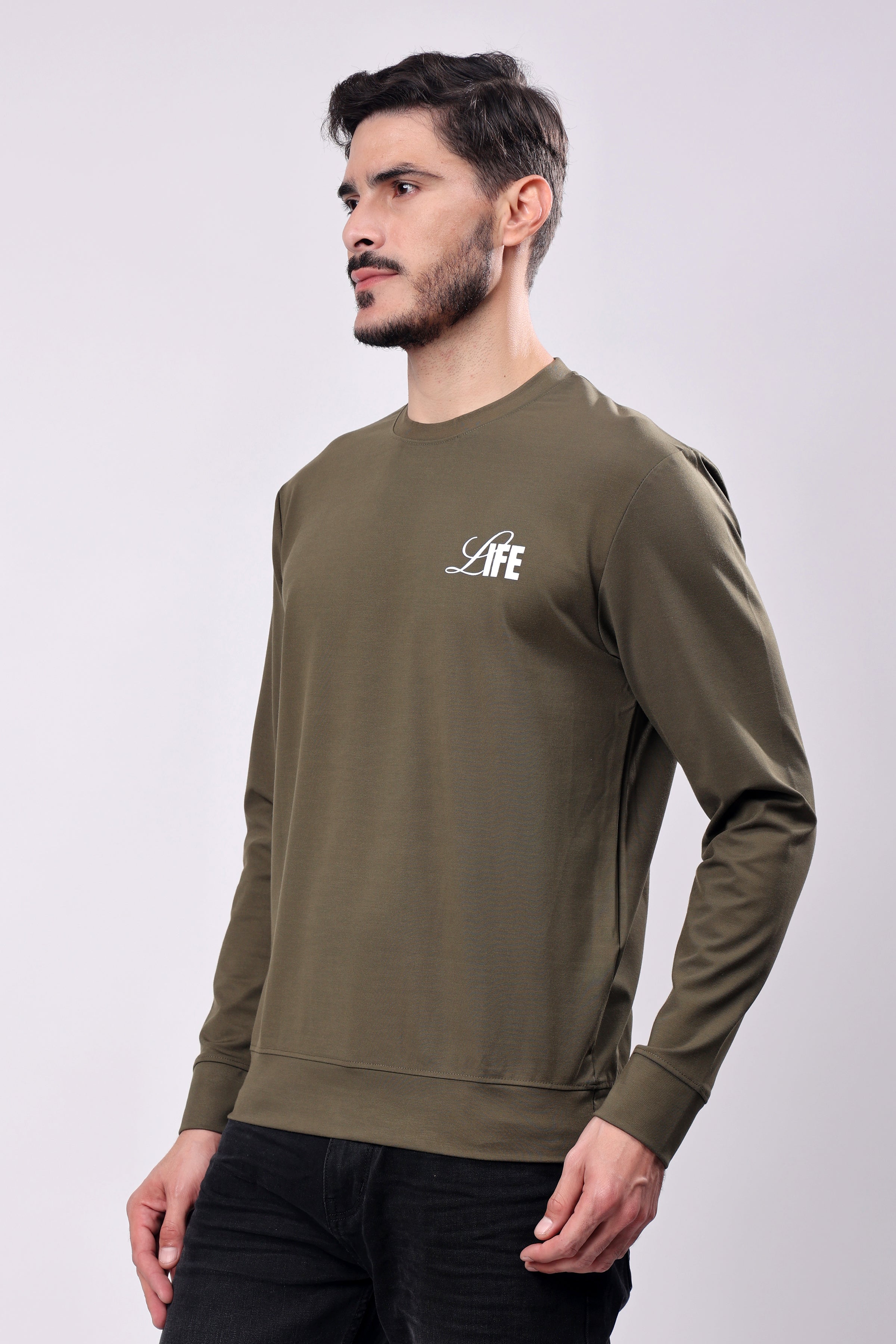 STYLOX Crew Neck Solid SWEATSHIRT - Stylox