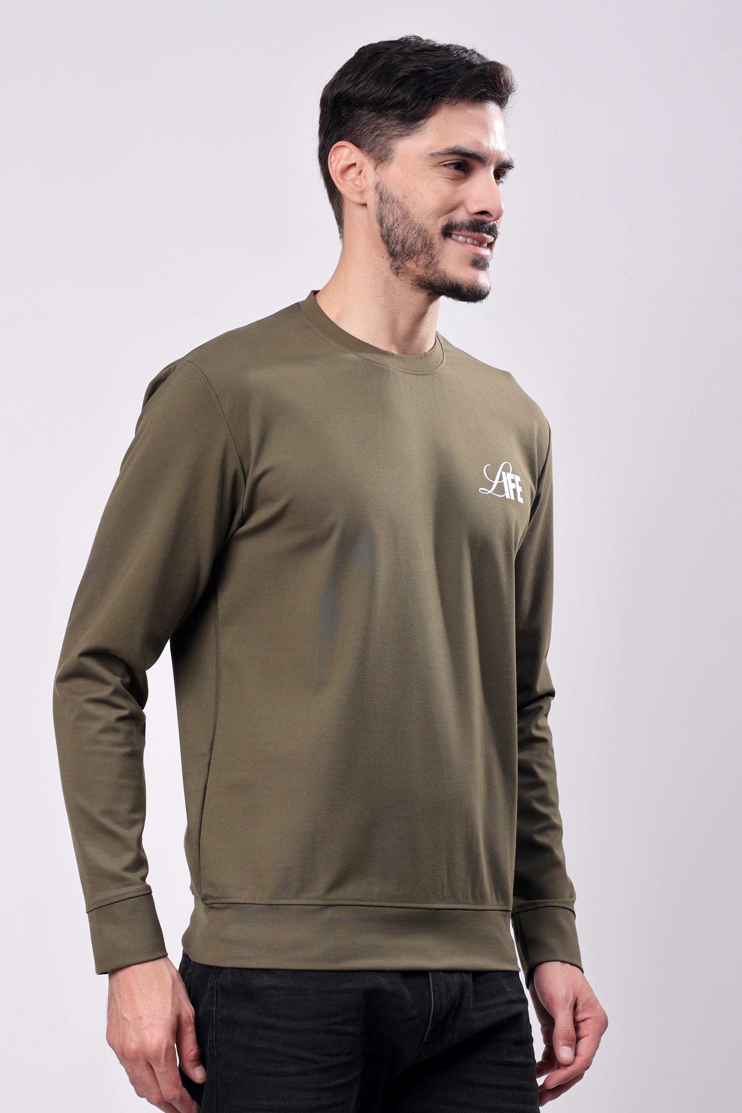 STYLOX Crew Neck Solid SWEATSHIRT - Stylox