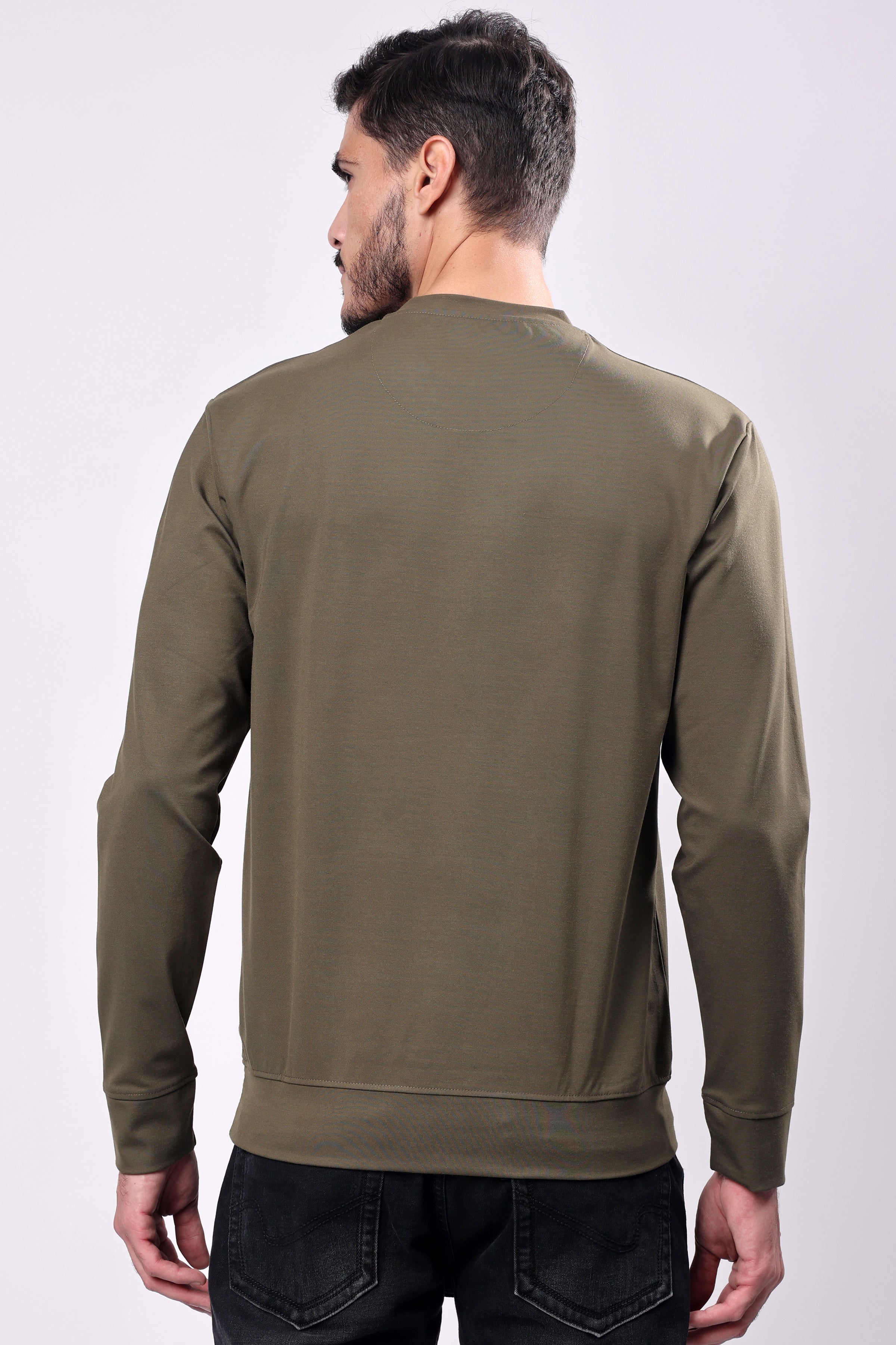 STYLOX Crew Neck Solid SWEATSHIRT - Stylox